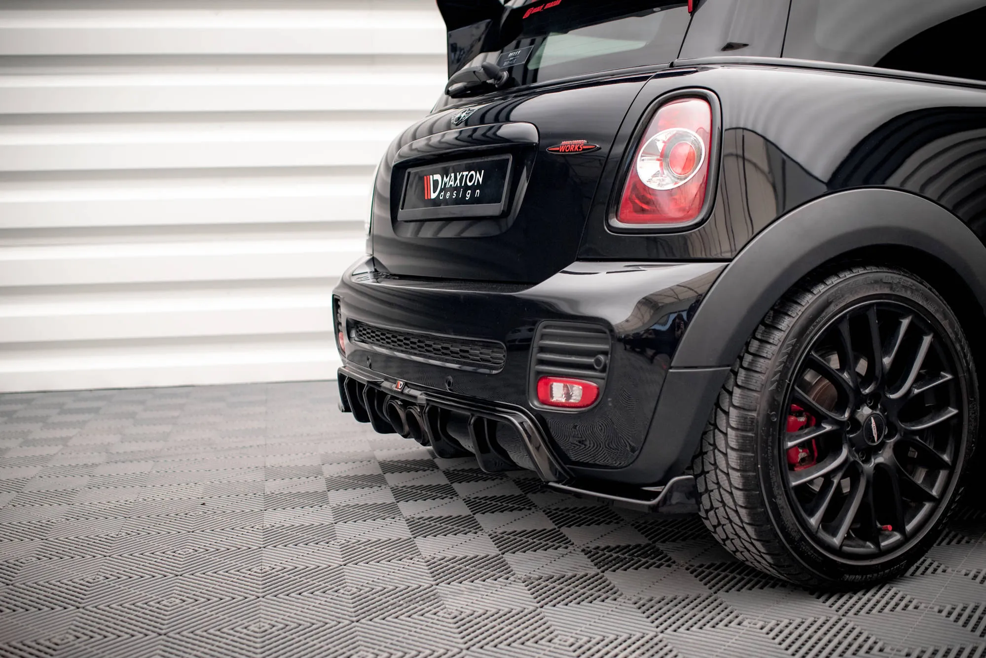 Diffuser Mini Cooper II R56 (John Cooper Works) 2006-2010 | Glossy Black Edition – bilde 3