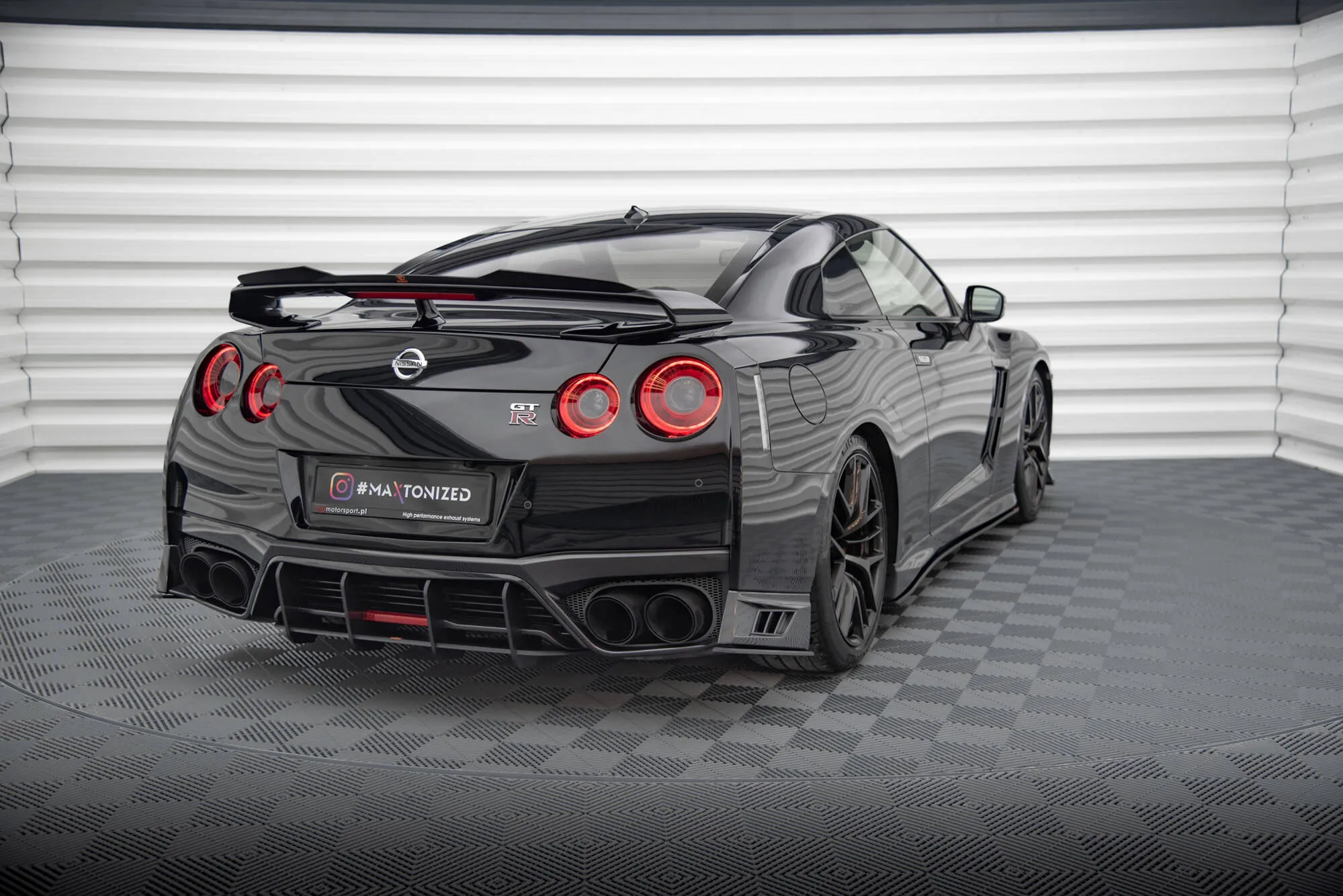 Diffuser Nissan Gtr R35 facelift 2016 - 2022 | Street Pro Black Edition