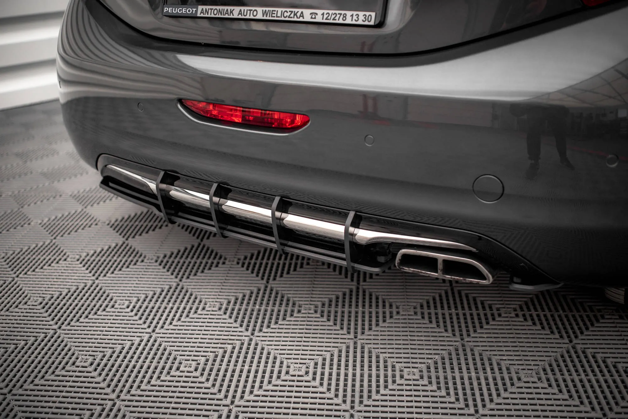 Diffuser Peugeot 208 I GTI 2012 - 2015 | Street Pro Black Edition – bilde 2