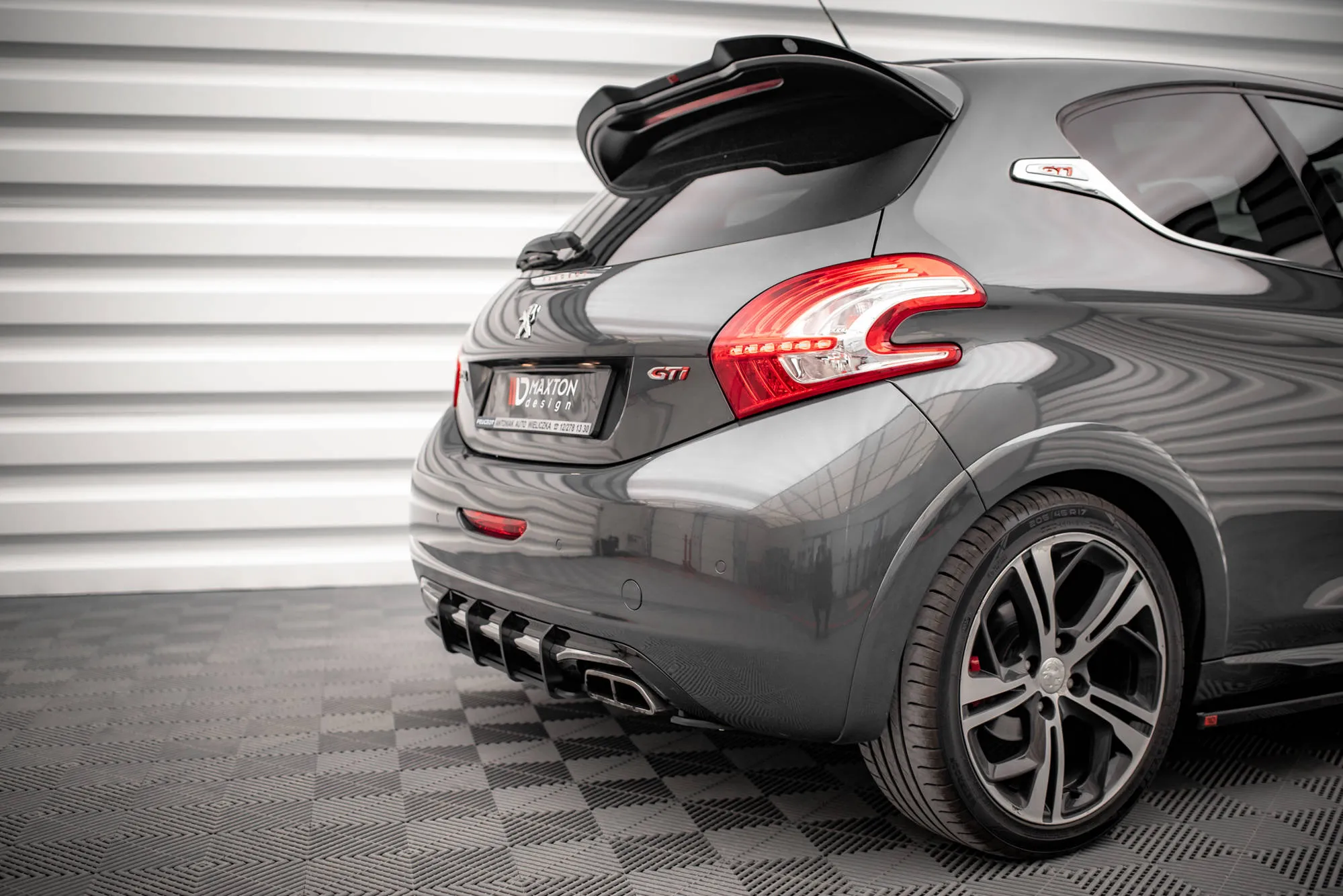 Diffuser Peugeot 208 I GTI 2012 - 2015 | Street Pro Black Edition – bilde 3