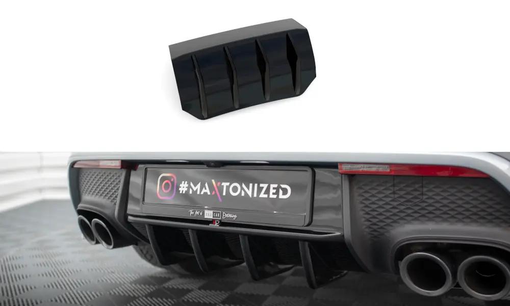 Diffuser Porsche Macan I (95B) II Facelift 2021 - 2024 | Glossy Black Edition – bilde 2