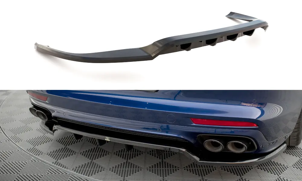 Diffuser Porsche Panamera E-Hybrid (971) Facelift 2020 - 2023 | Glossy Black Edition – bilde 5