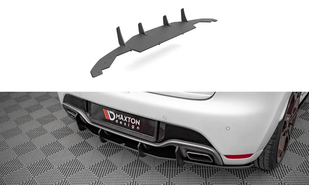 Diffuser Renault Clio RS mk4 2013 - 2019 | Street Pro Black Edition – bilde 2