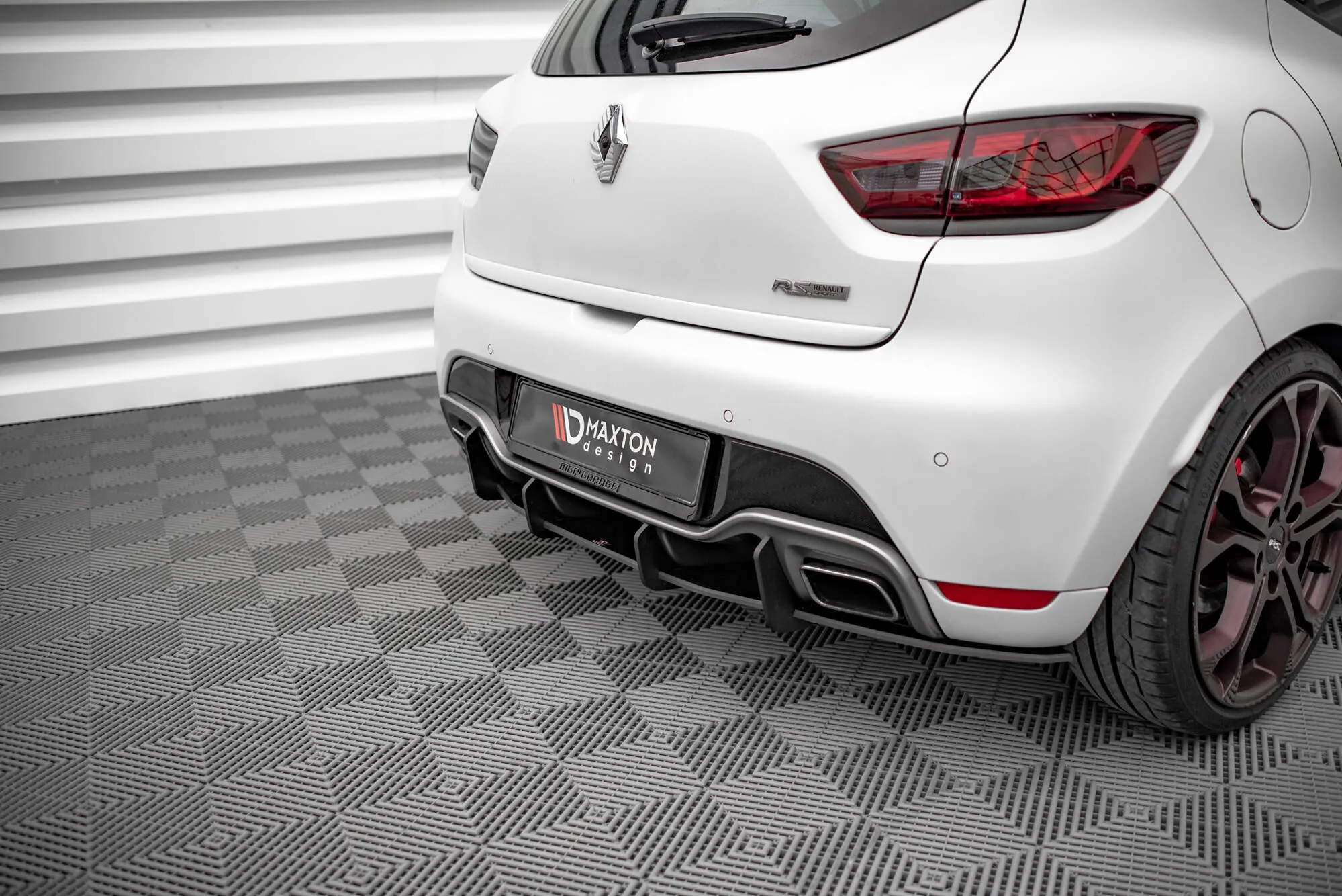 Diffuser Renault Clio RS mk4 2013 - 2019 | Street Pro Black Edition – bilde 3
