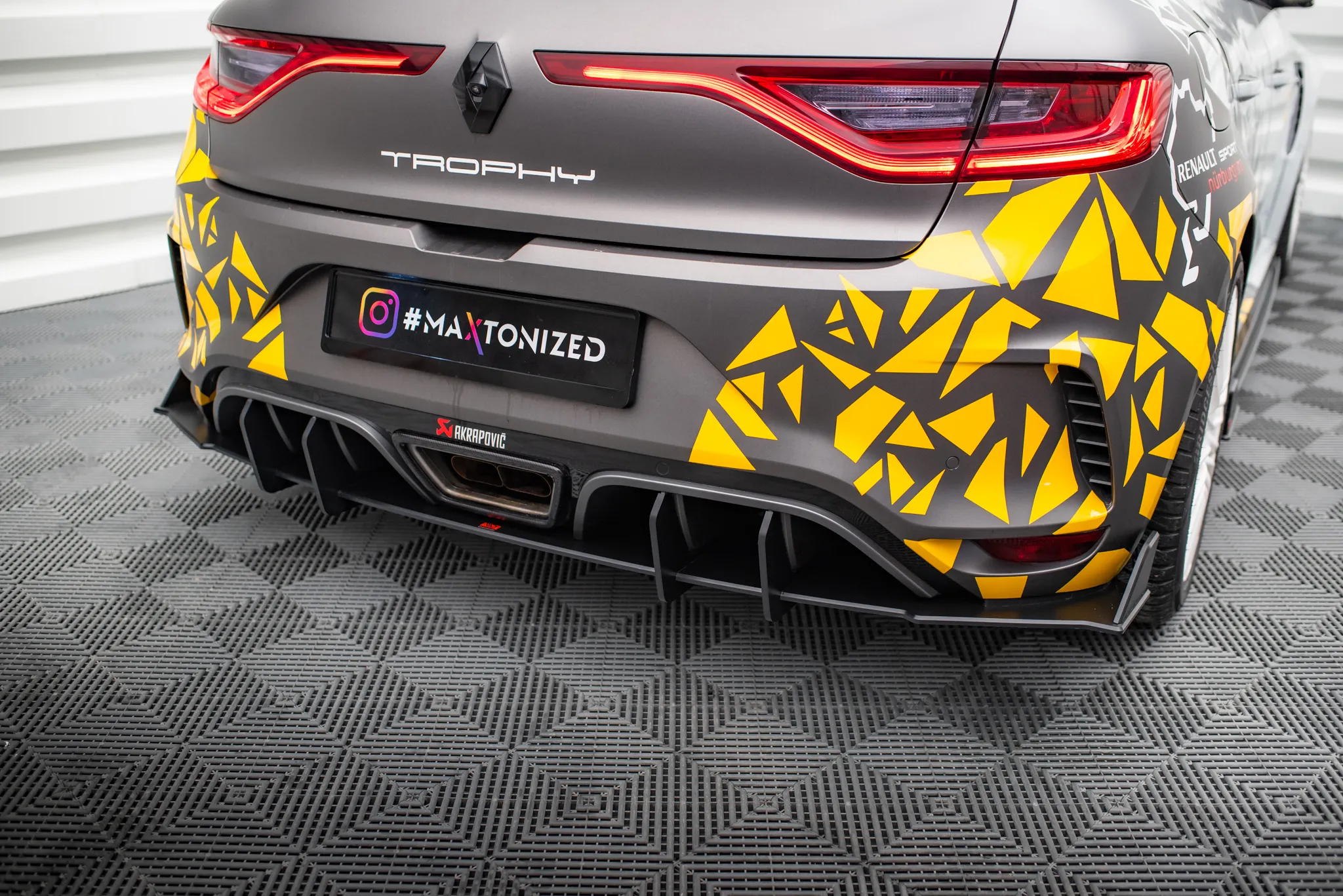 Diffuser Renault Megane RS IV 2018 - 2020 | Street Pro Black Edition