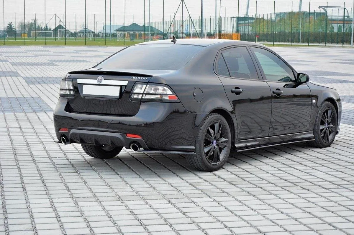 Diffuser Saab 9-3 II Aero Facelift 2007-2011 | Glossy Black Edition – bilde 2