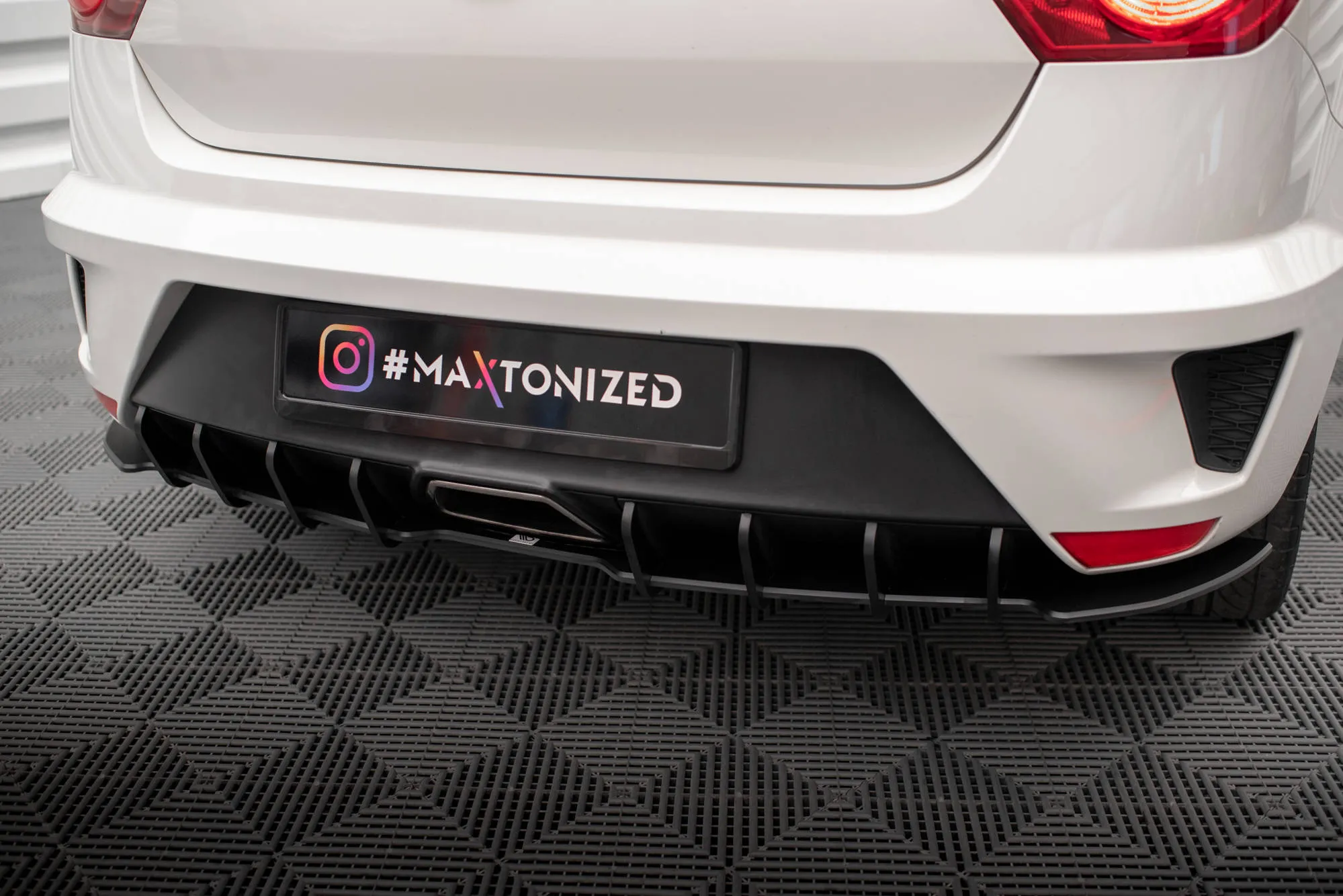 Diffuser Seat Ibiza Cupra Sport IV 2008 - 2012 | Street Pro Black Edition – bilde 2