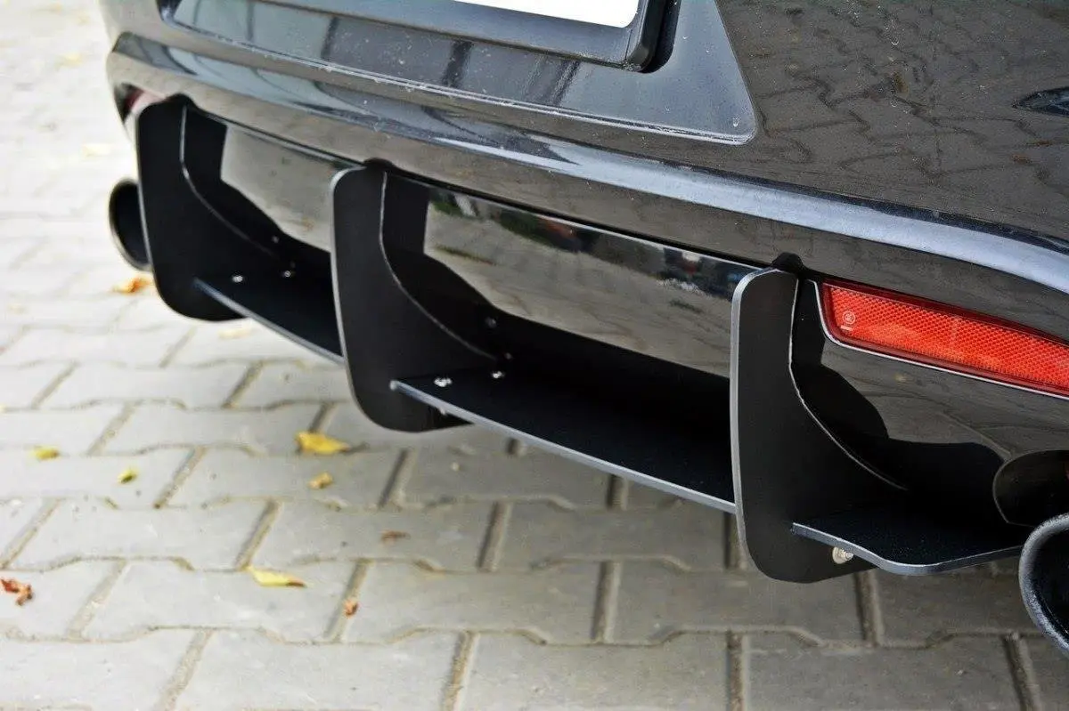 Diffuser + Sidesplitters bak VW Scirocco R mk3 2009 - 2013