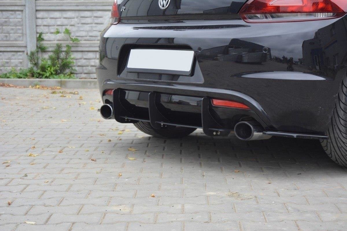 Diffuser + Sidesplitters bak VW Scirocco R mk3 2009 - 2013 – bilde 2