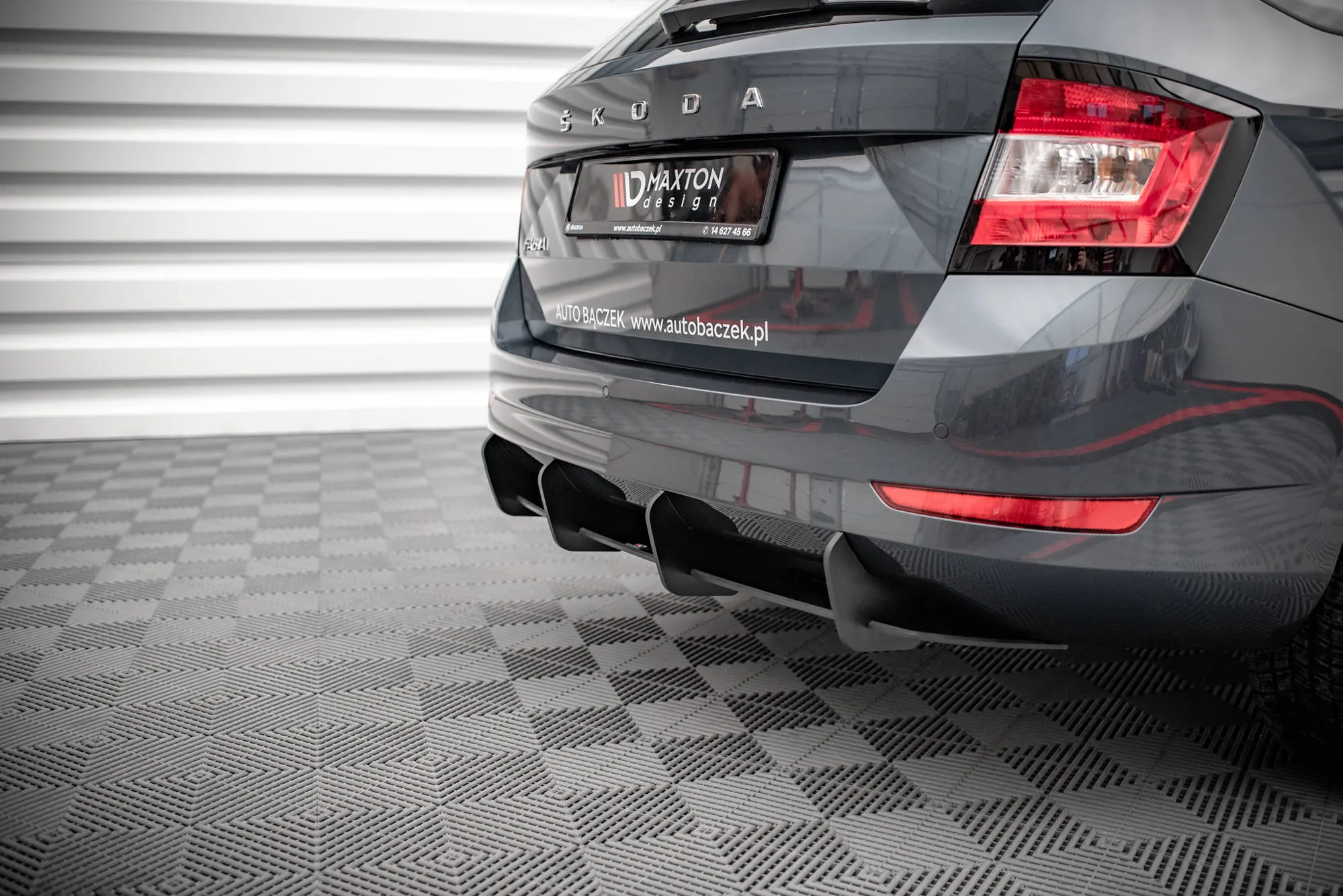 Diffuser Skoda Fabia MK3 Facelift 2019-> | Street Pro Black Edition – bilde 5