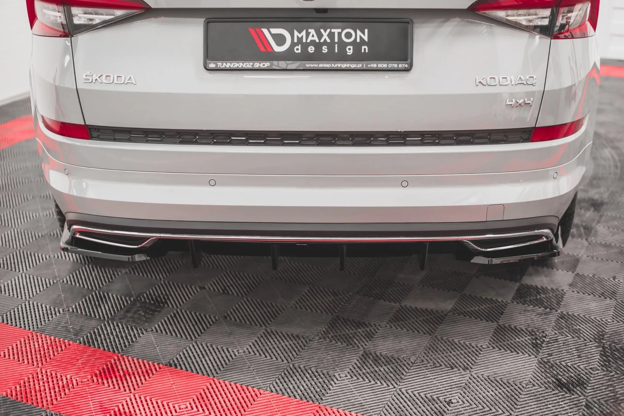 Diffuser Škoda Kodiaq I Sportline / RS 2016 - 2024 | Glossy Black Edition