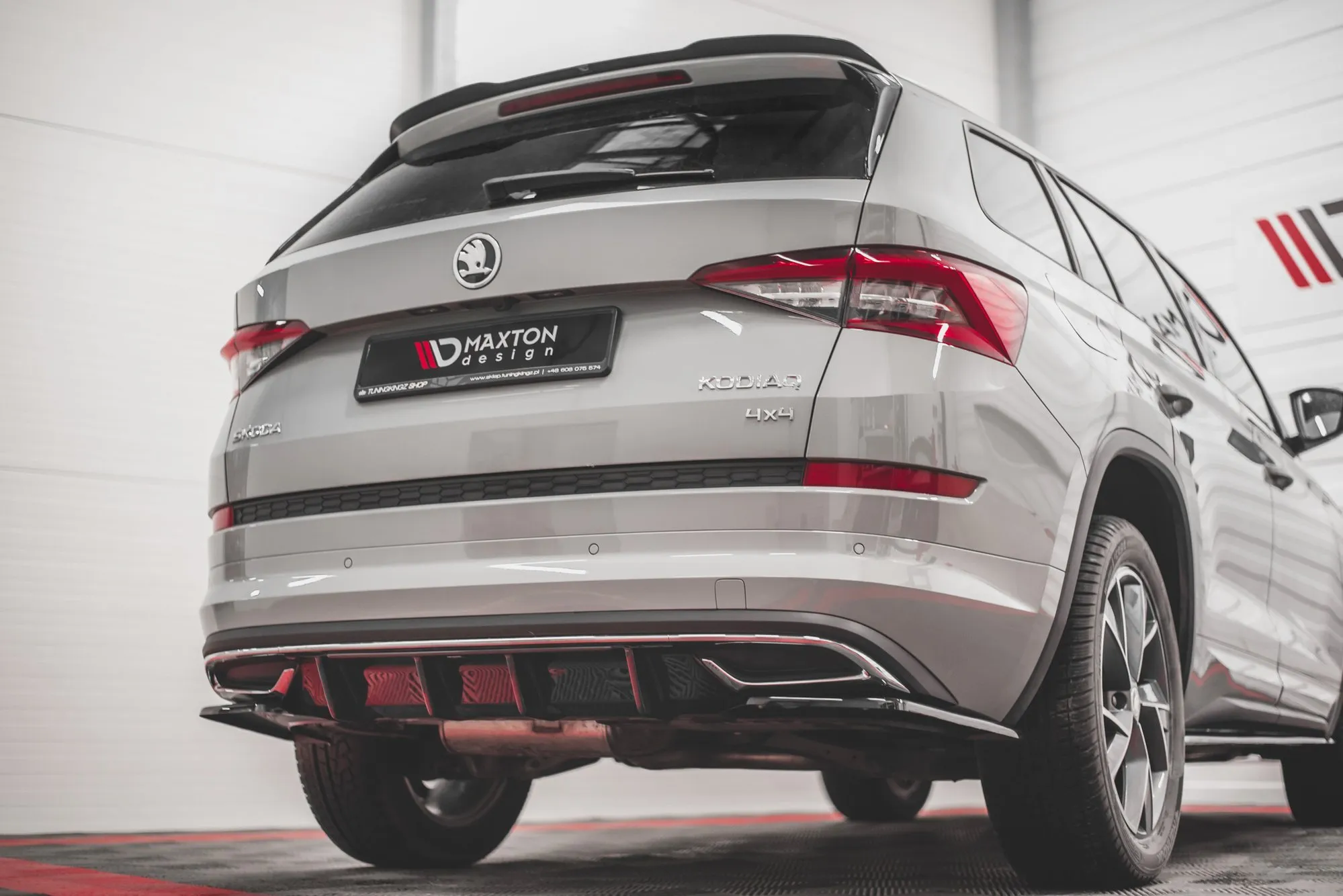 Diffuser Škoda Kodiaq I Sportline / RS 2016 - 2024 | Glossy Black Edition – bilde 2