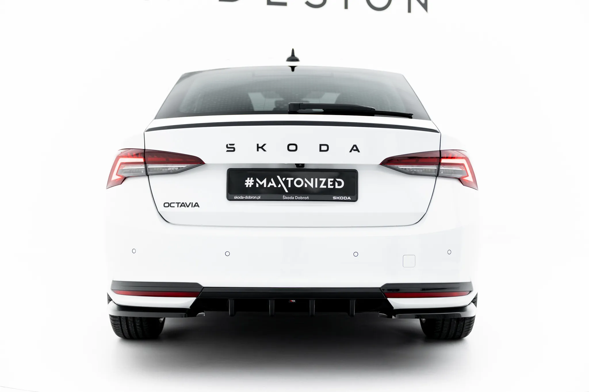 Diffuser Skoda Octavia Sportline IV Facelift 2024 -> | Glossy Black Edition