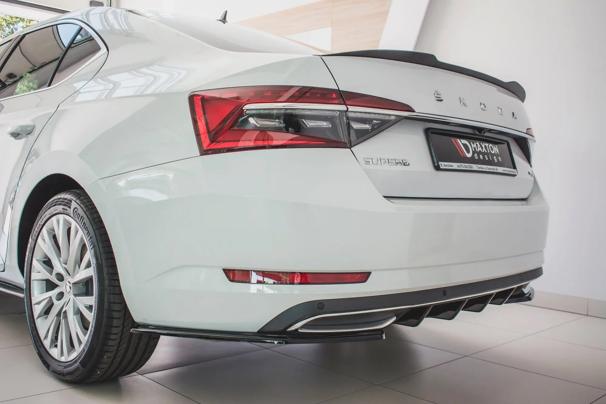 Diffuser Skoda Superb III Sportline Facelift 2019 - 2024 | Glossy Black Edition – bilde 2