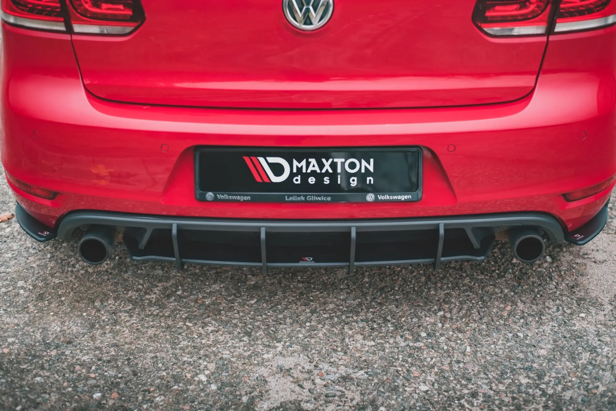 Diffuser Street Pro V.2 VW Golf GTI MK6 2008 - 2012 – bilde 3