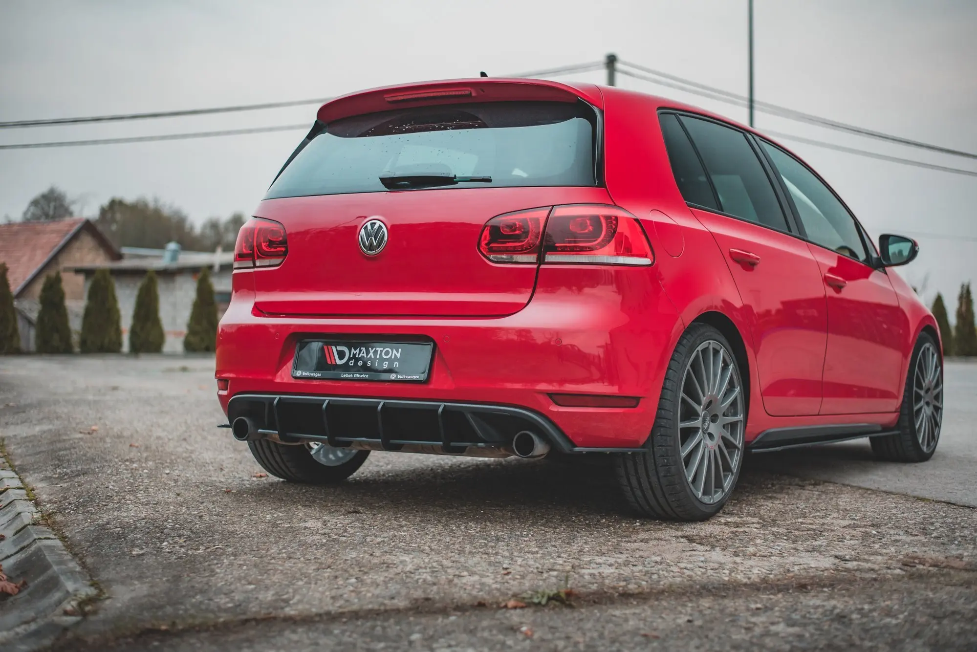 Diffuser Street Pro V.2 VW Golf GTI MK6 2008 - 2012 – bilde 4