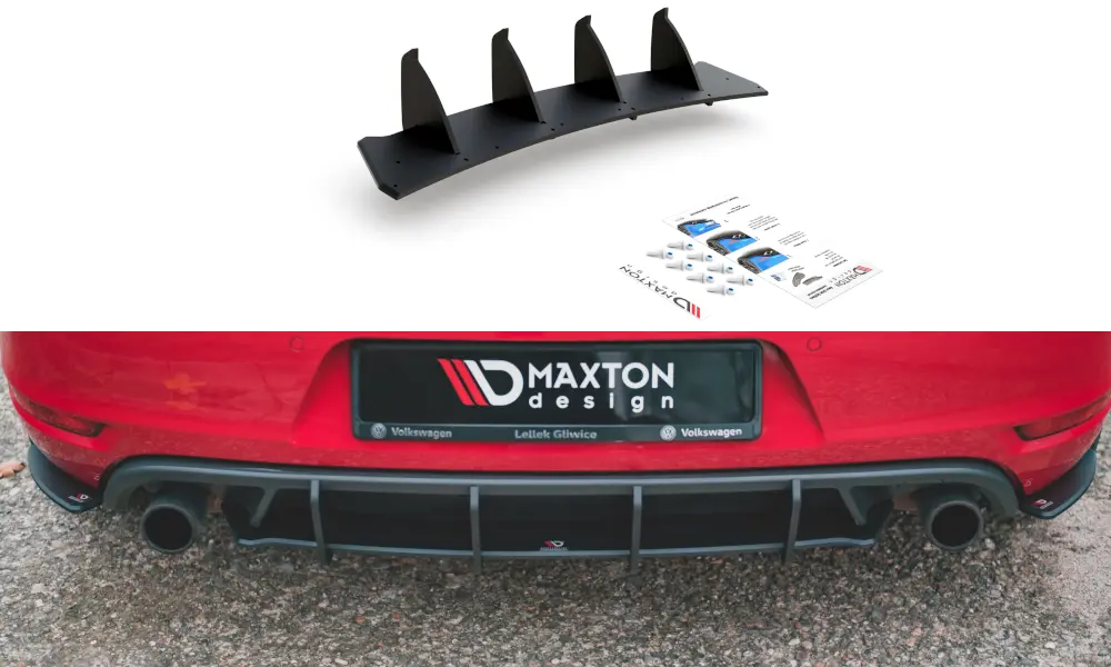 Diffuser Street Pro V.2 VW Golf GTI MK6 2008 - 2012 – bilde 5