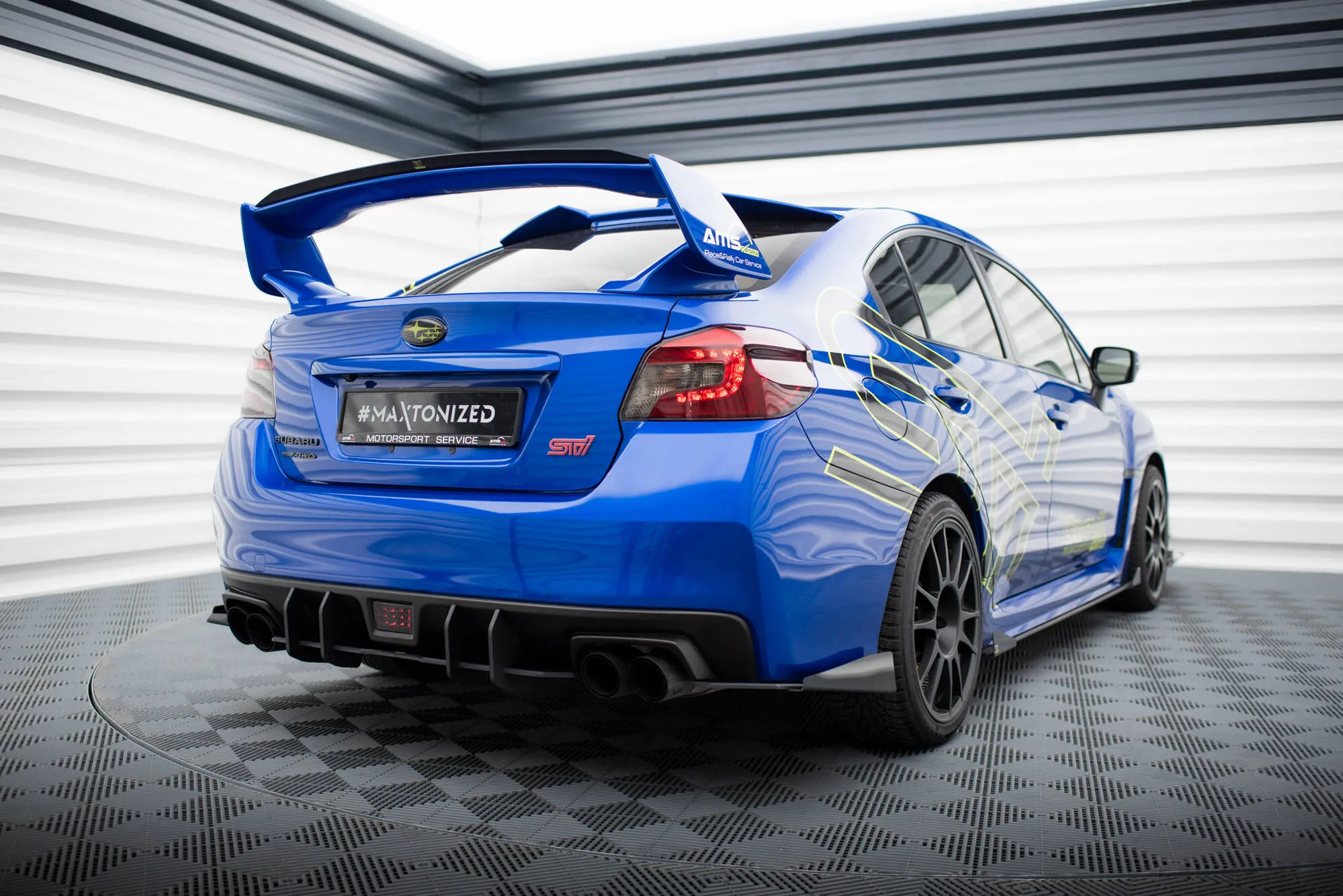 Diffuser Subaru WRX STI I Facelift 2017 - 2021 | Street Pro Black Edition