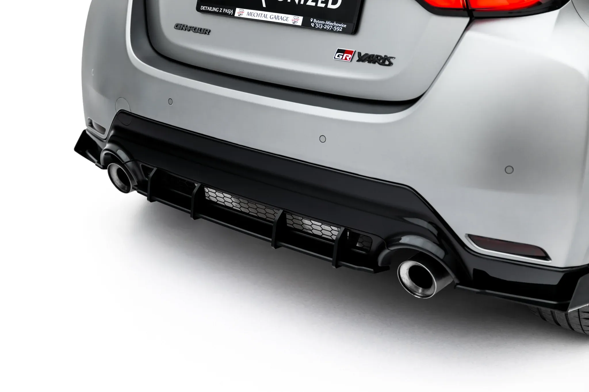 Diffuser Toyota GR Yaris IV Facelift 2024 -> | Street Pro Black Edition – bilde 2
