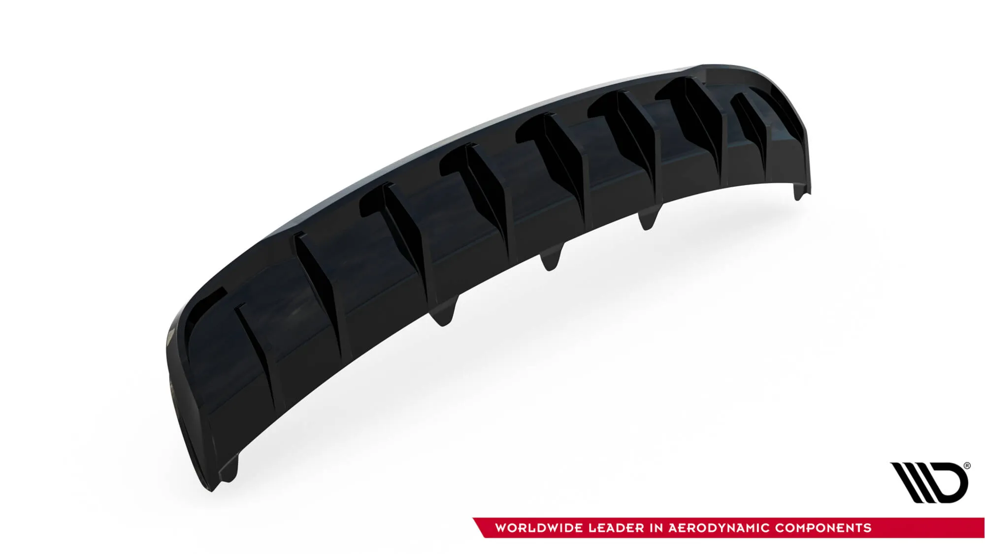 Diffuser uten eksosuttak Audi A4 B8 Facelift 2011 - 2015 | Glossy Black Edition – bilde 3