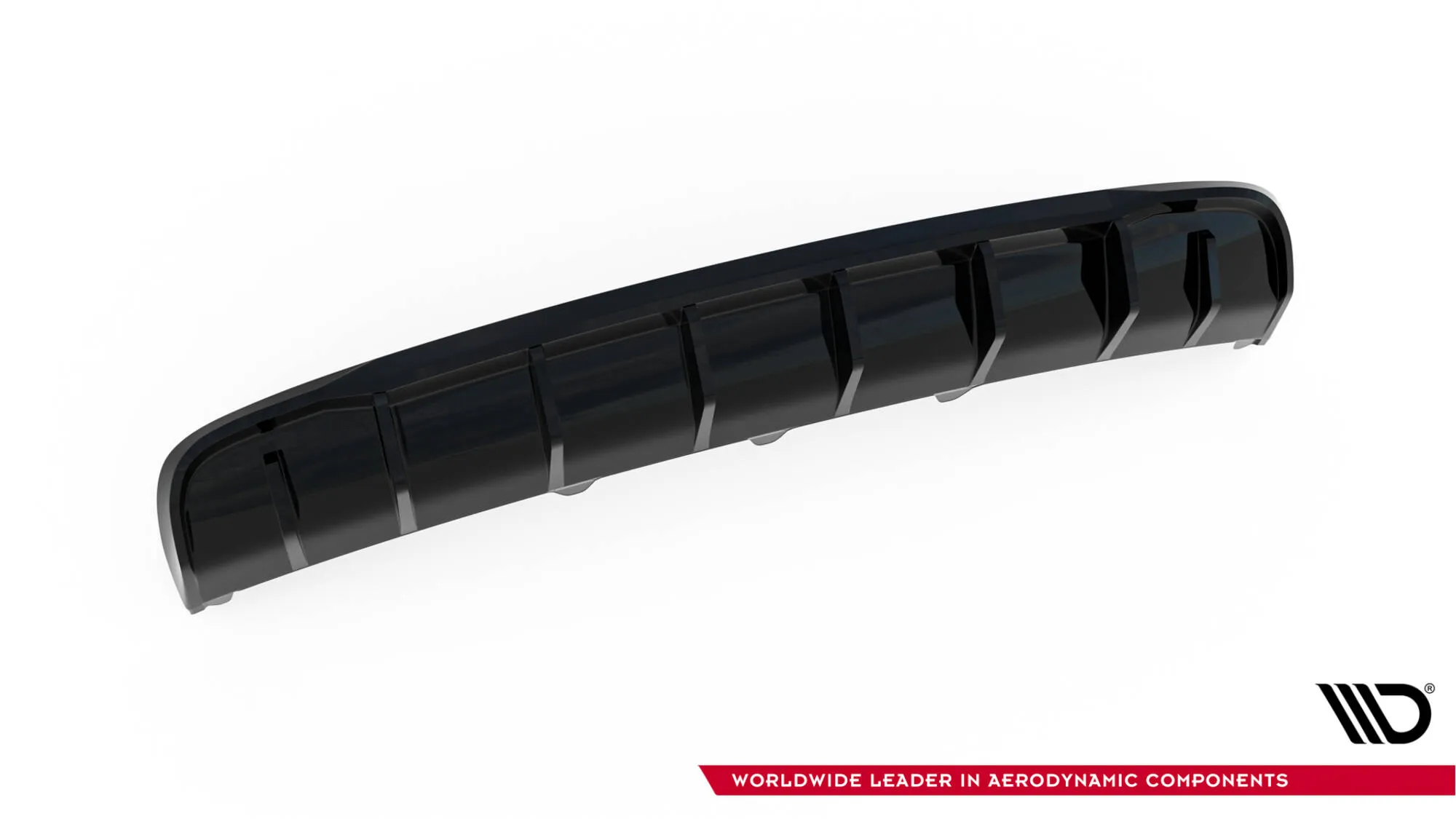 Diffuser uten eksosuttak Audi A4 B8 Facelift 2011 - 2015 | Glossy Black Edition – bilde 4