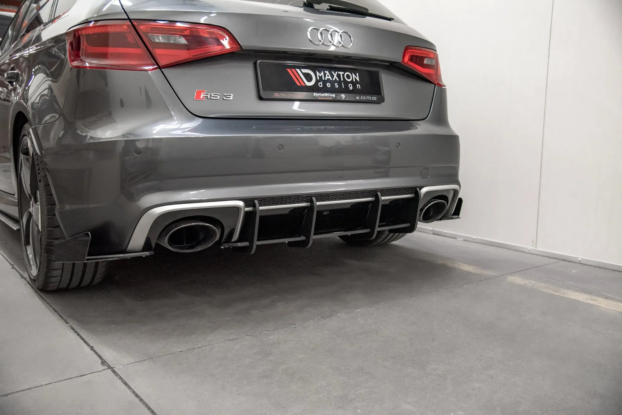 Diffuser V.1 Audi RS3 8V Sportback 2013-2020 | Street Pro Black Edition