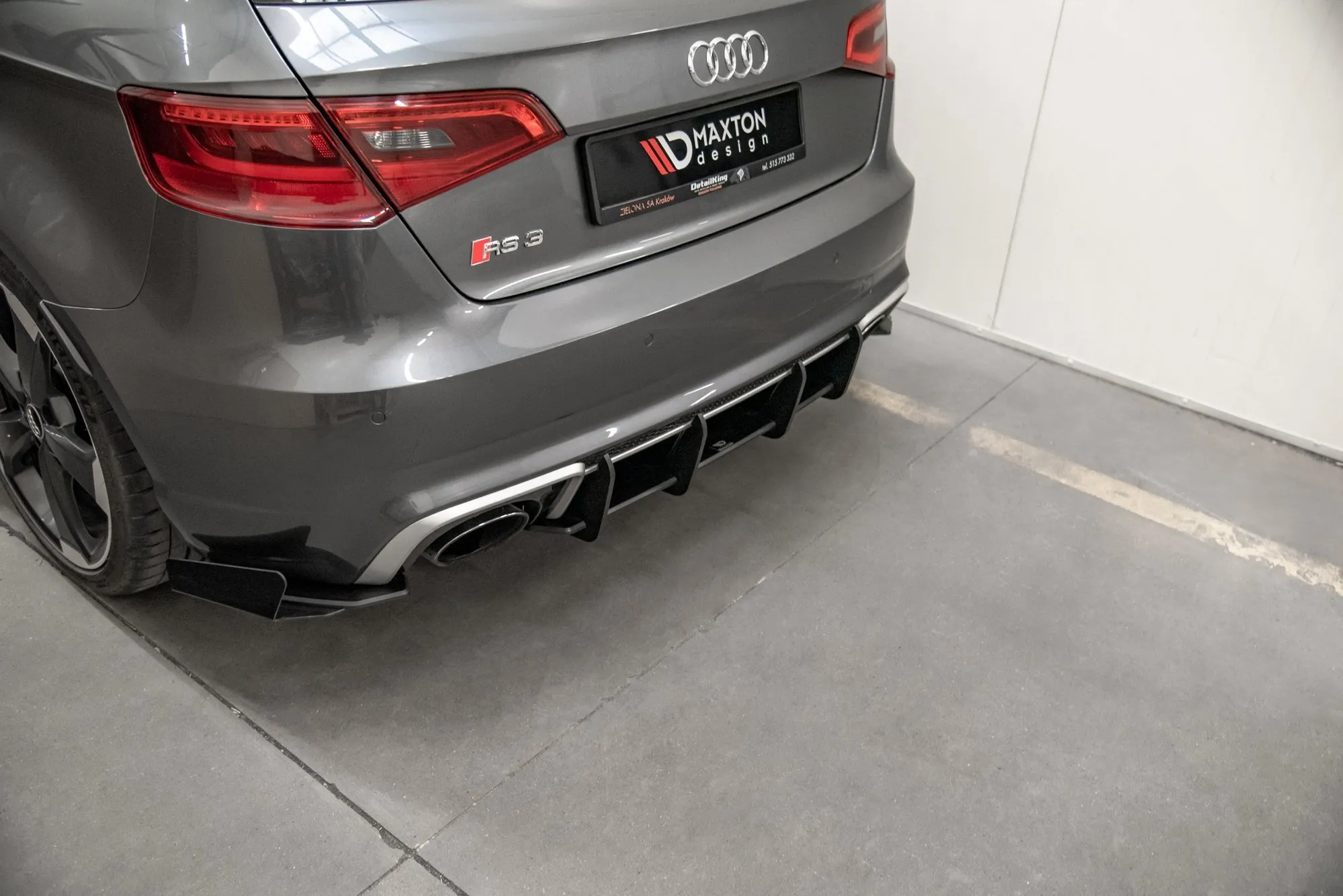 Diffuser V.1 Audi RS3 8V Sportback 2013-2020 | Street Pro Black Edition – bilde 3