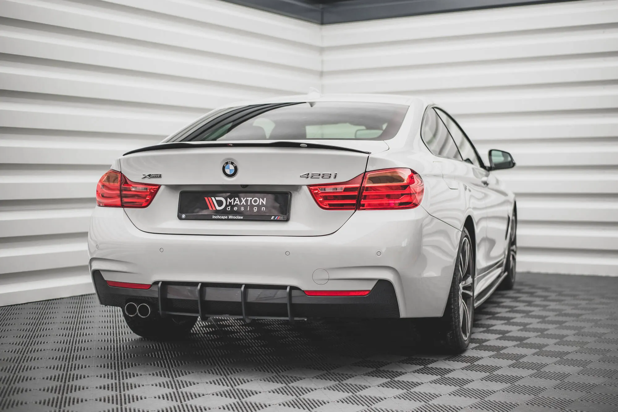 Diffuser V.1 BMW 4 Coupe (F32) M-Pakke 2013 - 2020 (v2) | Street Pro Black Edition
