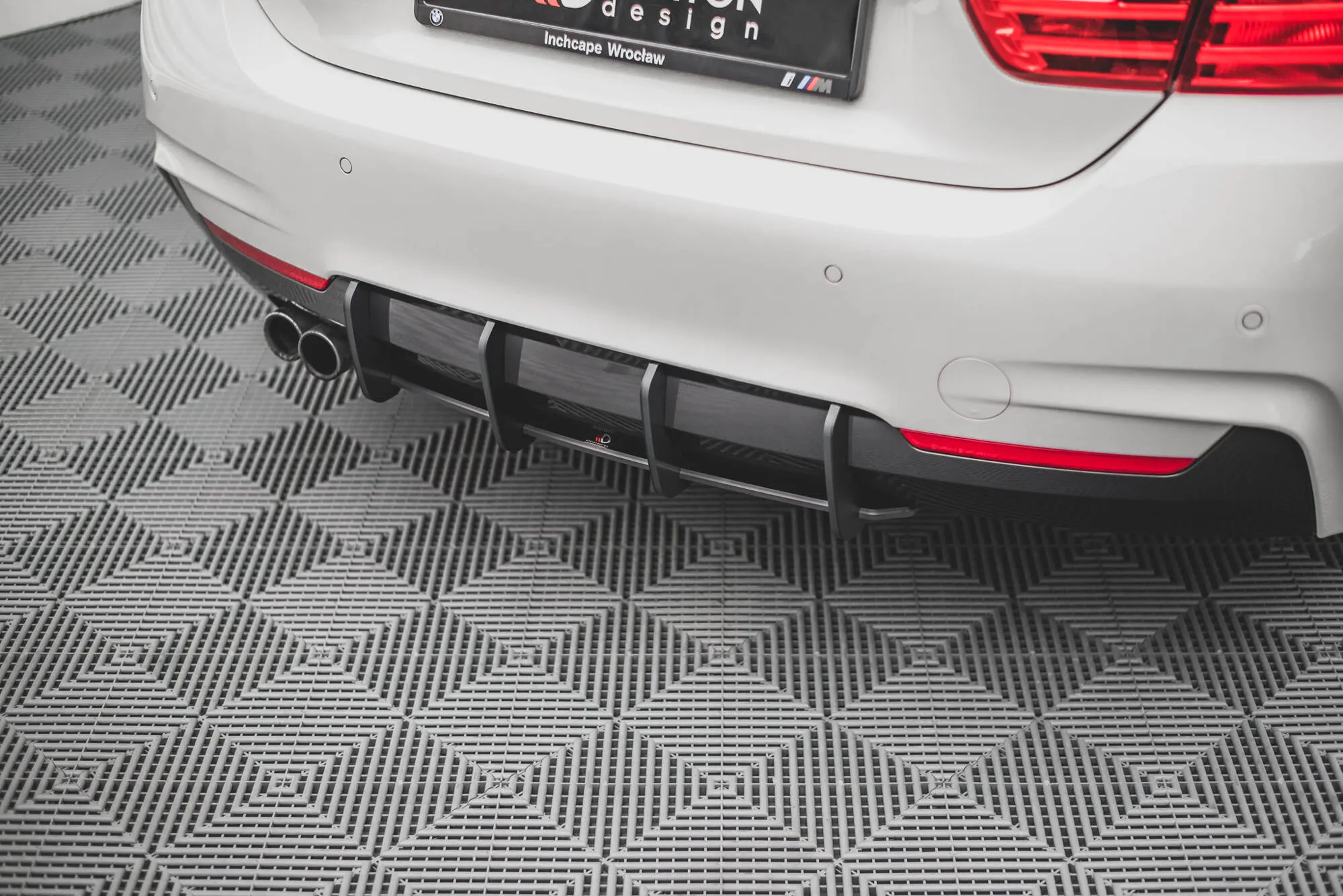 Diffuser V.1 BMW 4 Coupe (F32) M-Pakke 2013 - 2020 (v2) | Street Pro Black Edition – bilde 2