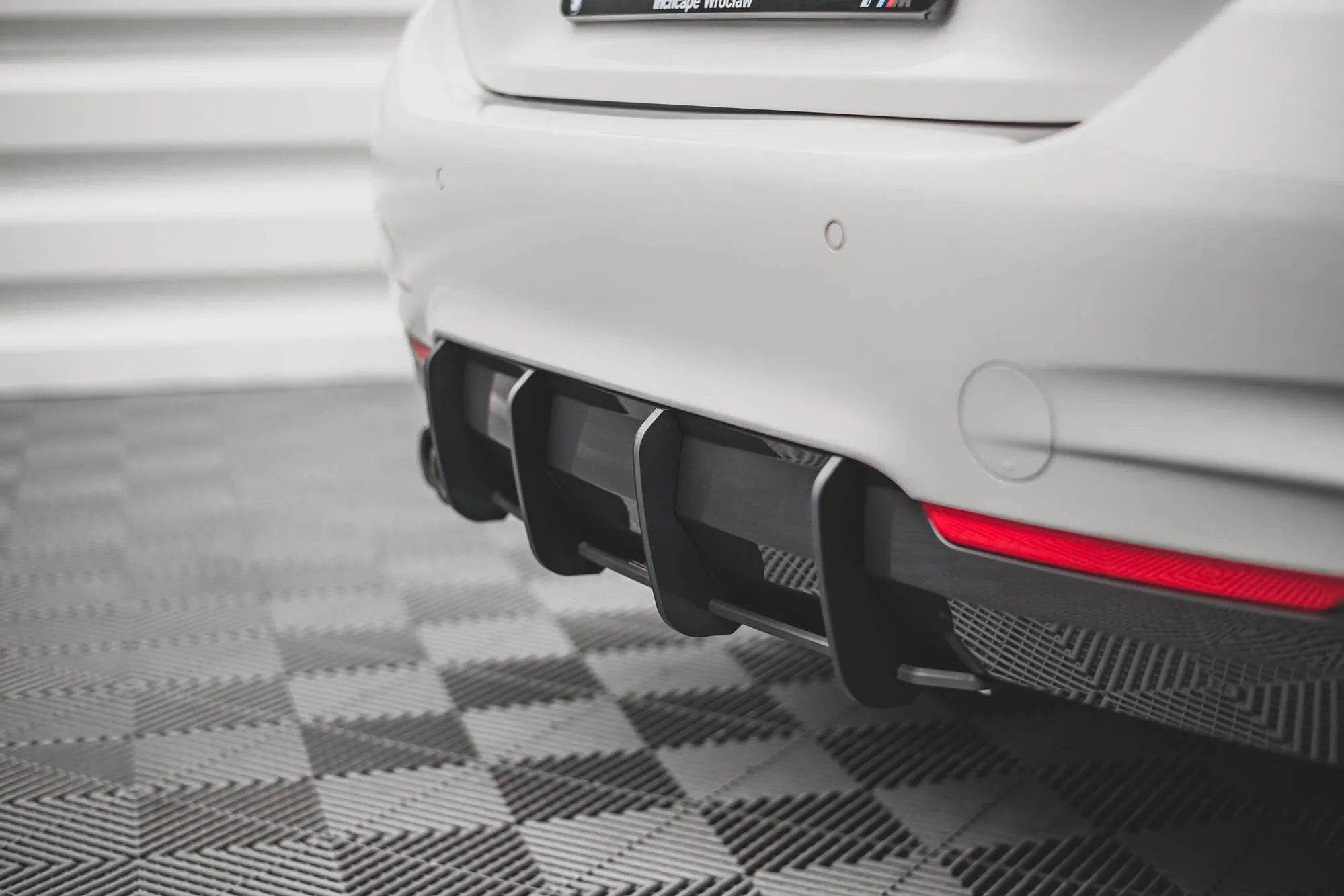 Diffuser V.1 BMW 4 Coupe (F32) M-Pakke 2013 - 2020 (v2) | Street Pro Black Edition – bilde 3