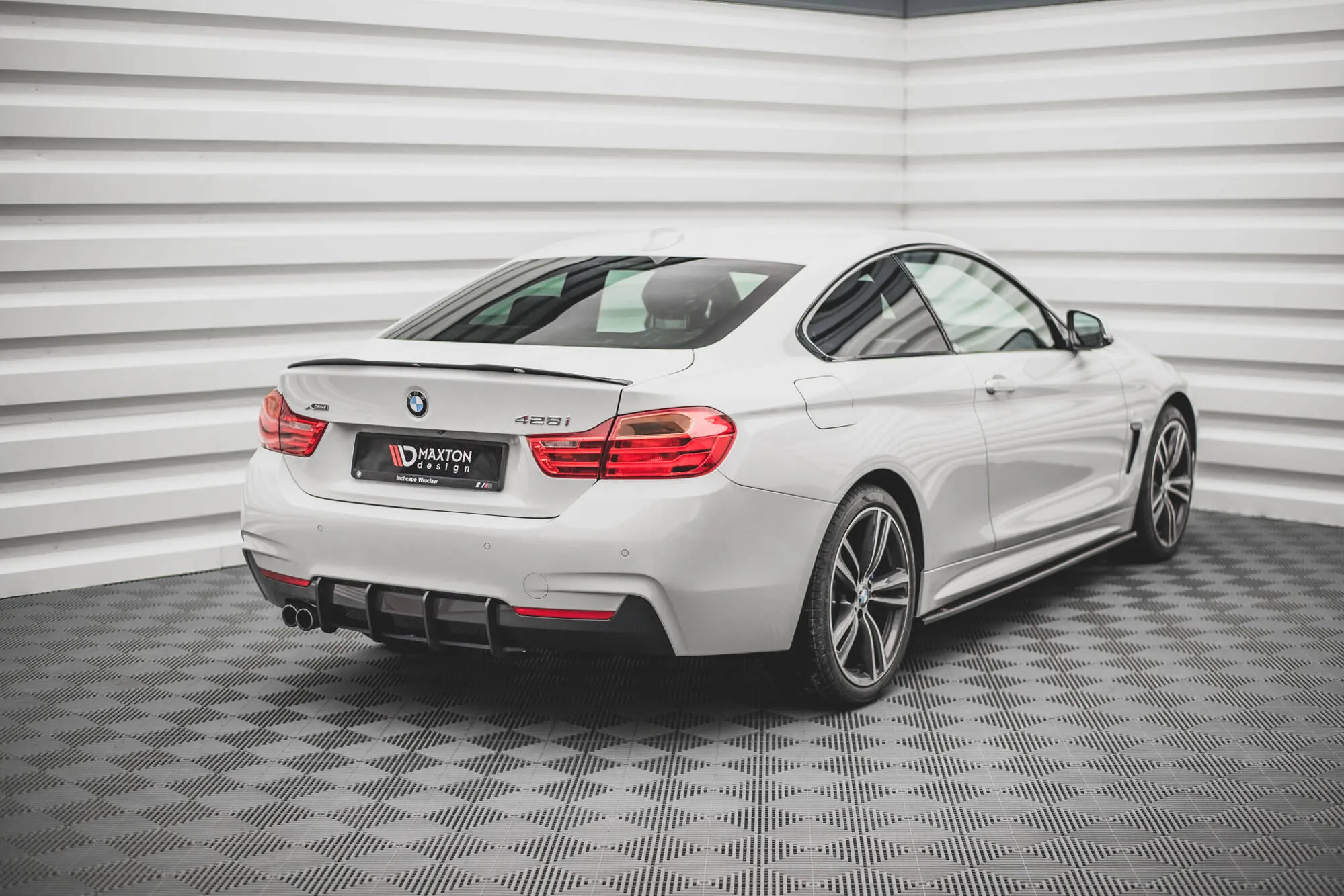 Diffuser V.1 BMW 4 Coupe (F32) M-Pakke 2013 - 2020 (v2) | Street Pro Black Edition – bilde 4