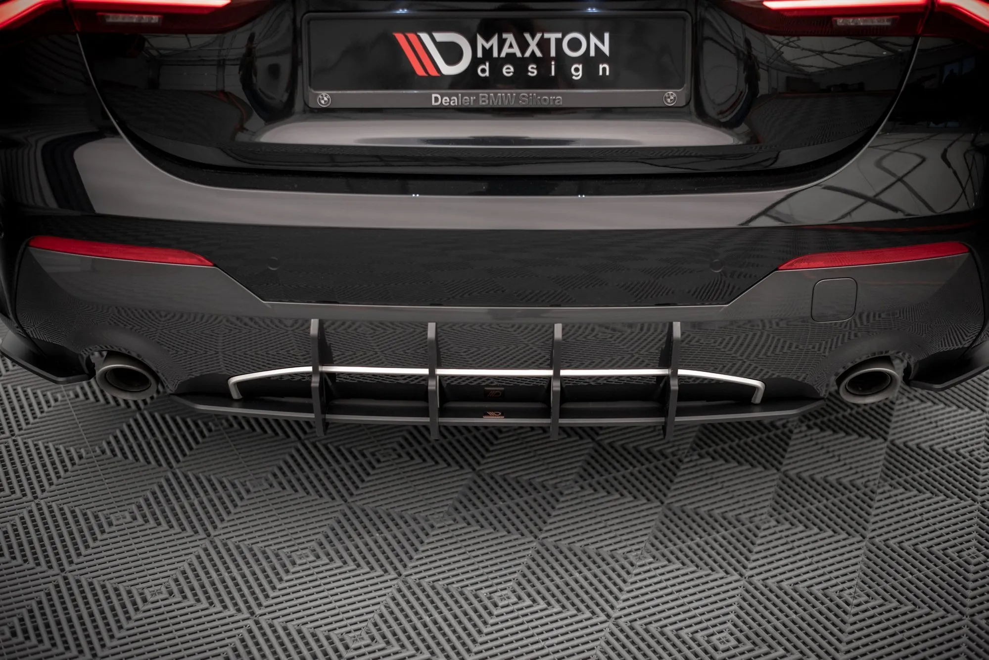 Diffuser V.1 BMW 4 (M-Pack/M440i) (G22/G23) 2020 -> | Street Pro Black Edition – bilde 2