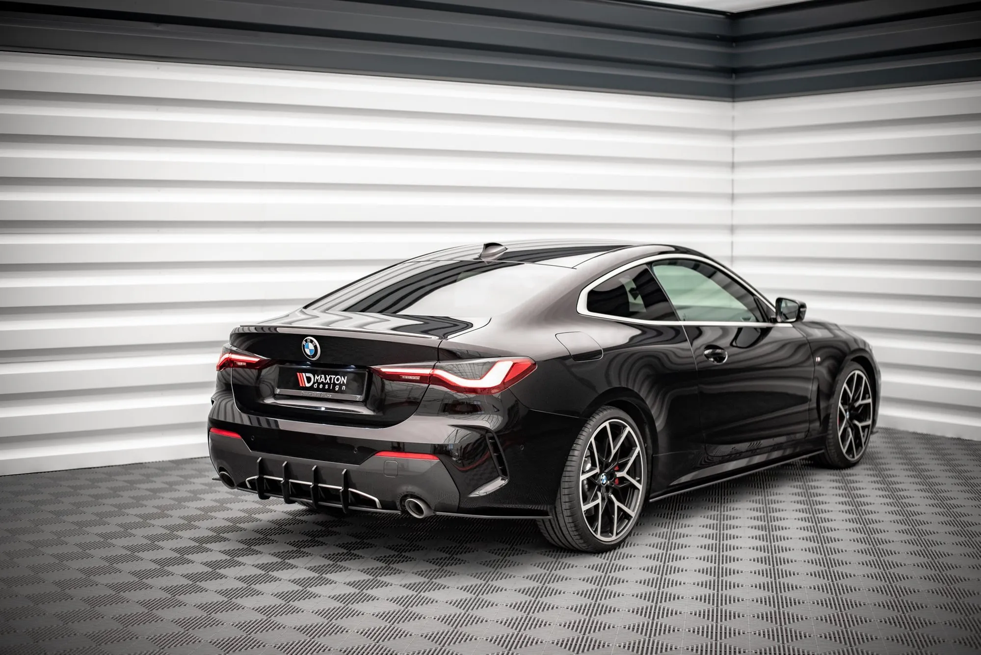 Diffuser V.1 BMW 4 (M-Pack/M440i) (G22/G23) 2020 -> | Street Pro Black Edition – bilde 3