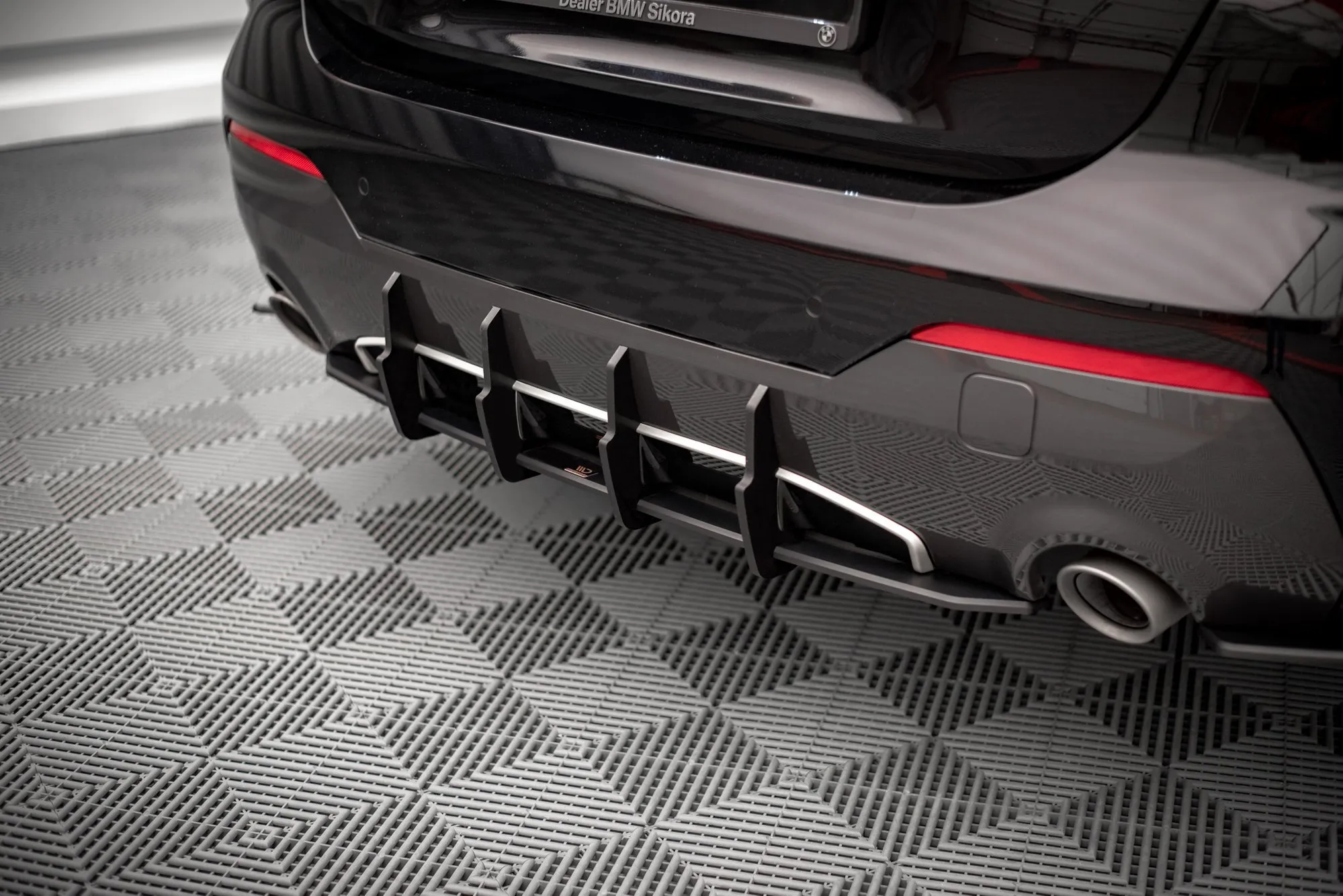 Diffuser V.1 BMW 4 (M-Pack/M440i) (G22/G23) 2020 -> | Street Pro Black Edition – bilde 4
