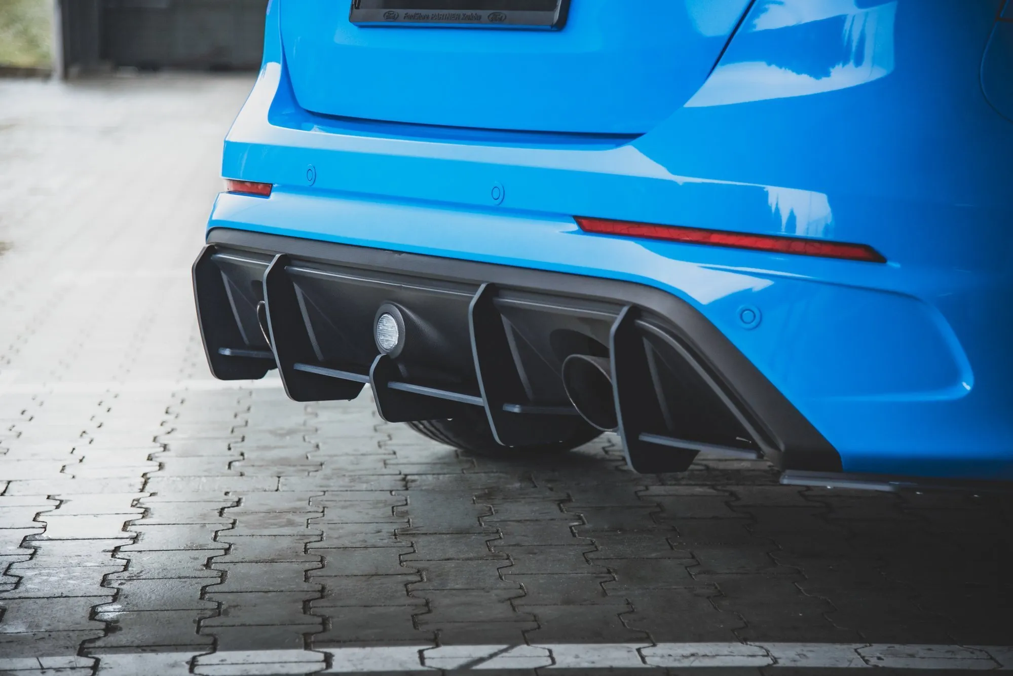 Diffuser V.1 Ford Focus III RS 2015 - 2018 | Street Pro Black Edition – bilde 2