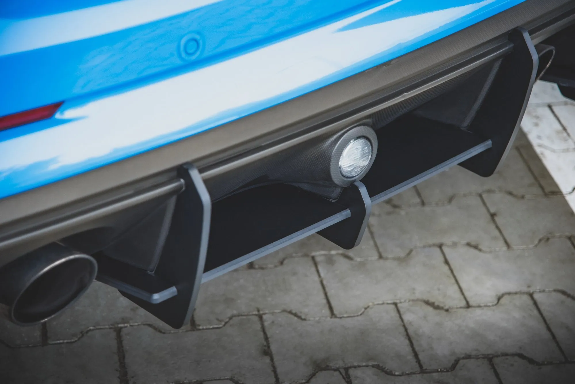 Diffuser V.1 Ford Focus III RS 2015 - 2018 | Street Pro Black Edition – bilde 3