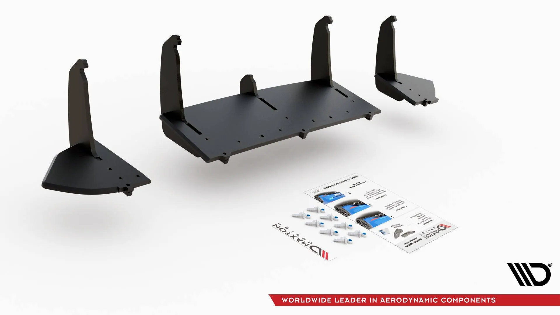 Diffuser V.1 Ford Focus III RS 2015 - 2018 | Street Pro Black Edition – bilde 6