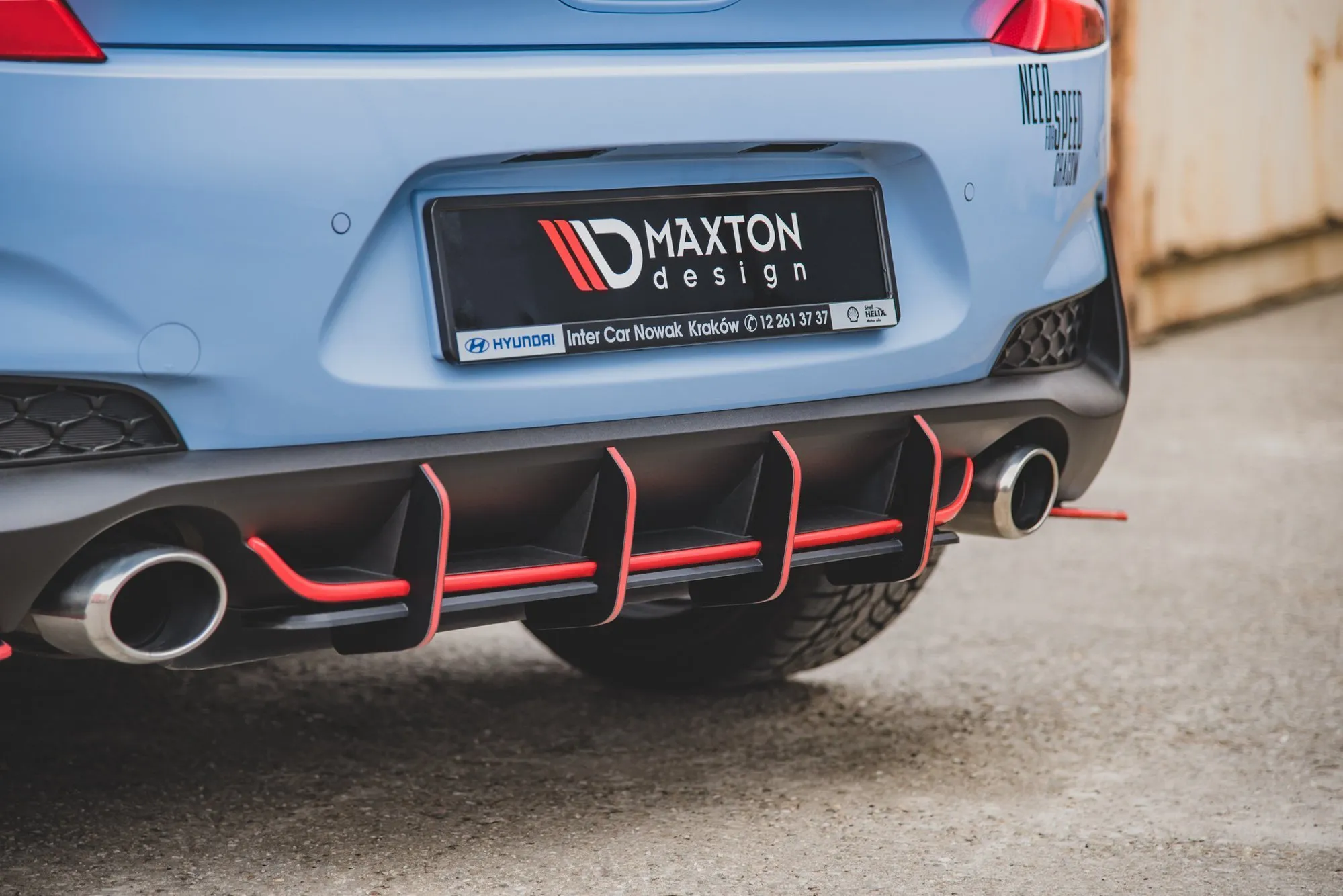 Diffuser V.1 Hyundai i30 III N 2017 -> | Street Pro Black Edition – bilde 10