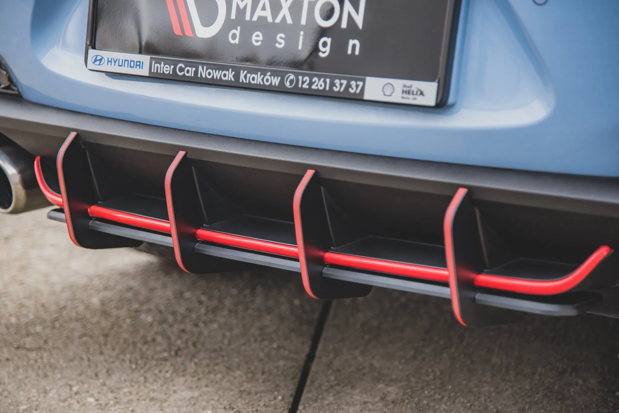Diffuser V.1 Hyundai i30 III N 2017 -> | Street Pro Black Edition – bilde 12