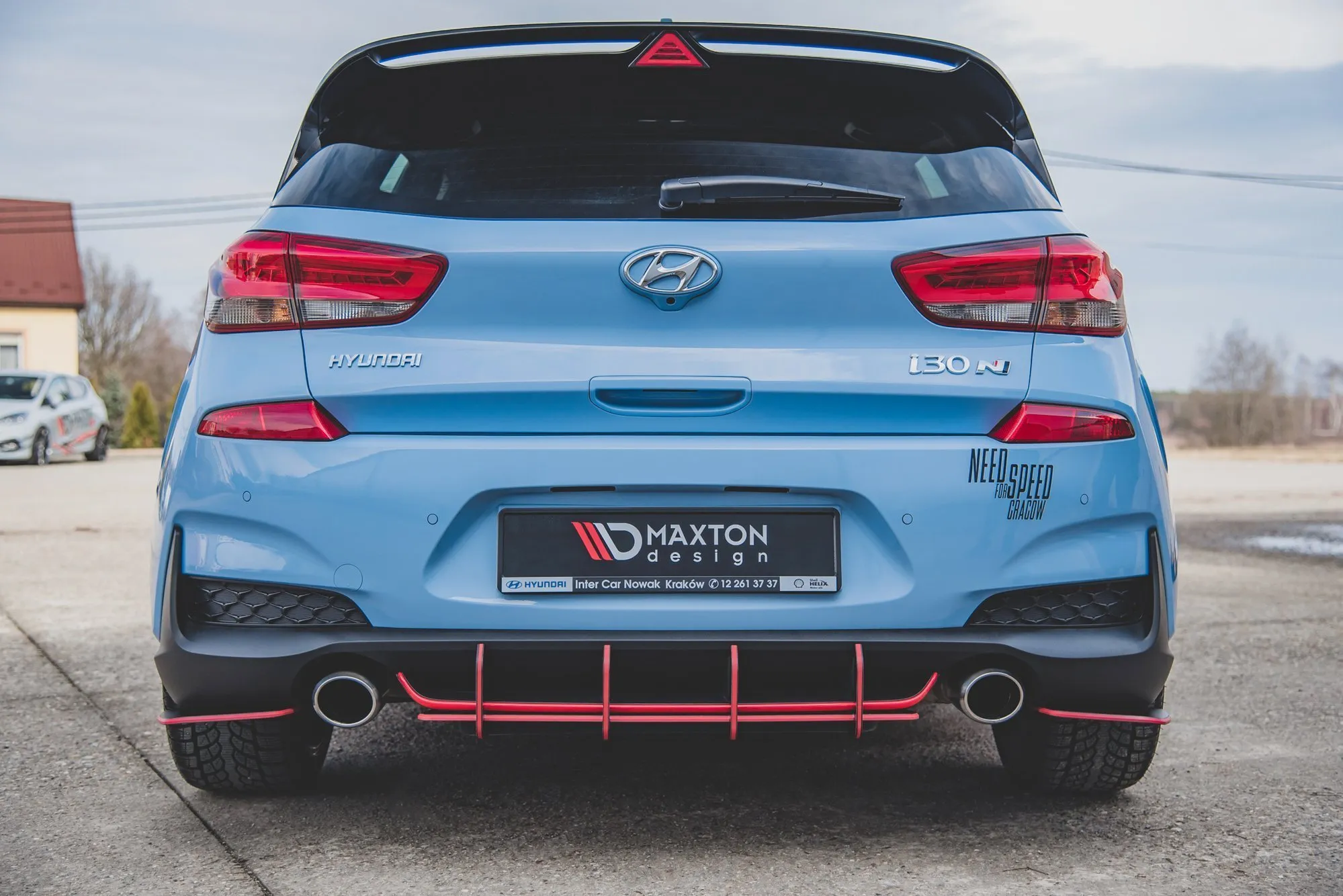 Diffuser V.1 Hyundai i30 III N 2017 -> | Street Pro Black Edition – bilde 6