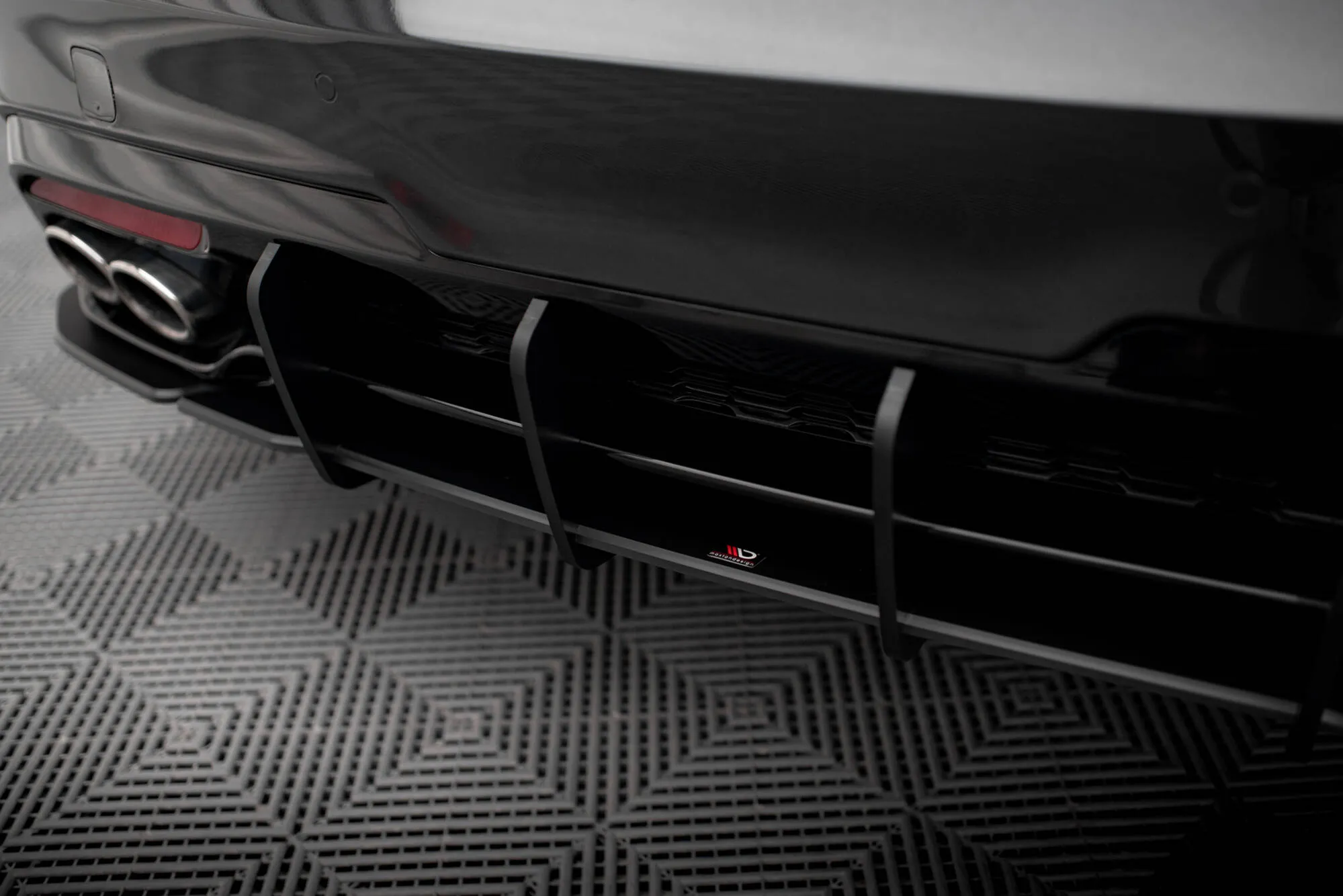 Diffuser V.1 Kia Stinger GT-Line 2017 - 2023 | Street Pro Black Edition – bilde 3