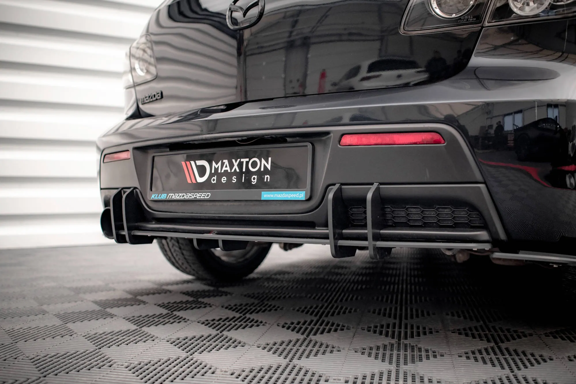 Diffuser V.1 Mazda 3 MPS (Mk1) 2006-2008 | Street Pro Black Edition