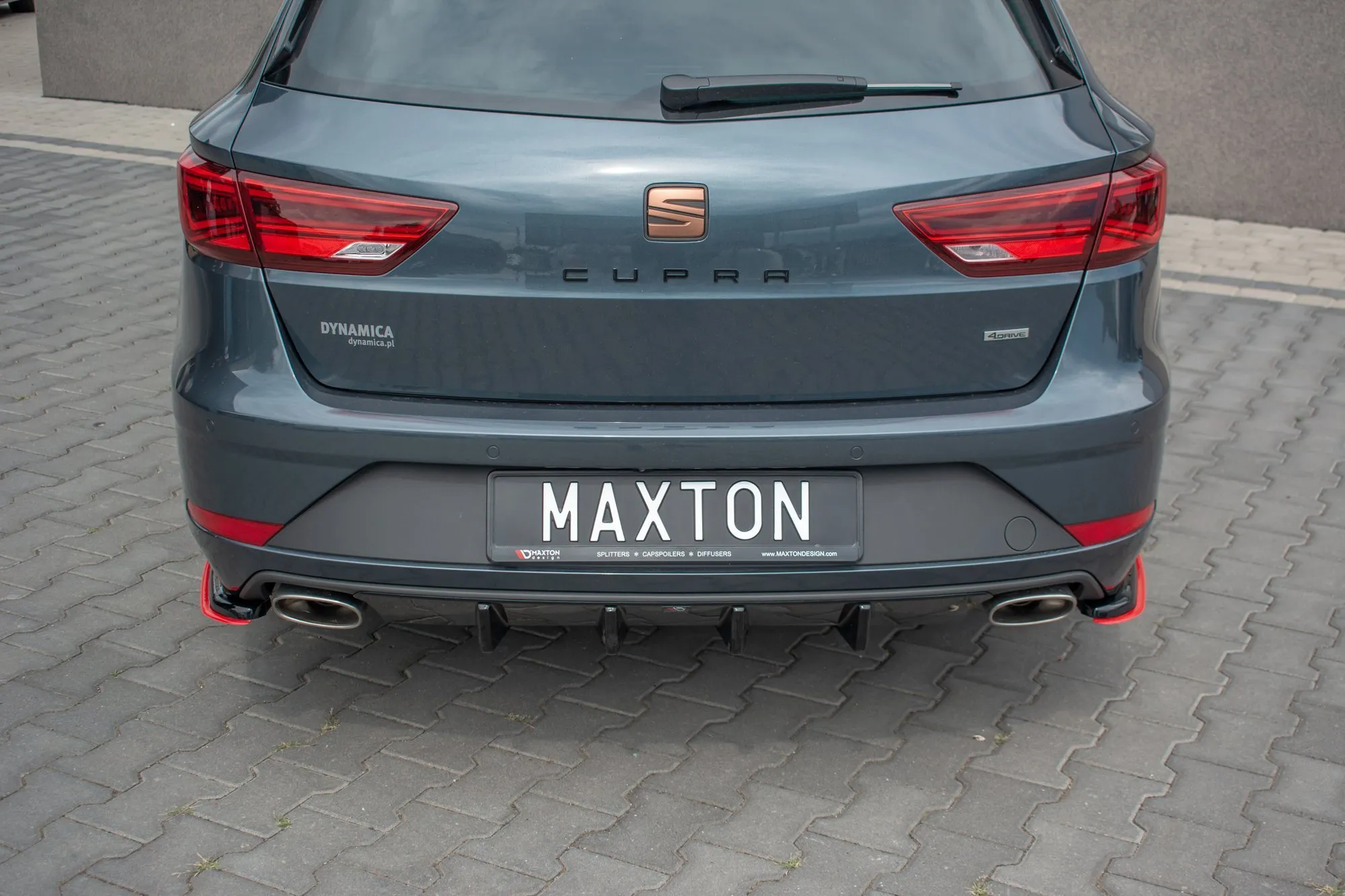 Diffuser V.1 Seat Leon MK3 Cupra ST Facelift 2016-2020 | Glossy Black Edition