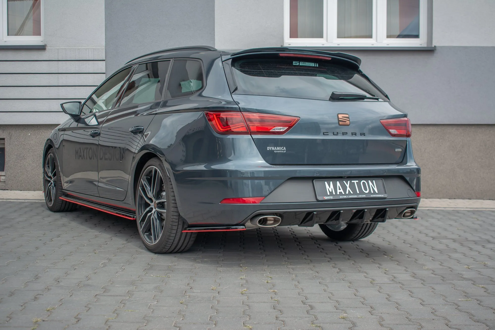 Diffuser V.1 Seat Leon MK3 Cupra ST Facelift 2016-2020 | Glossy Black Edition – bilde 2