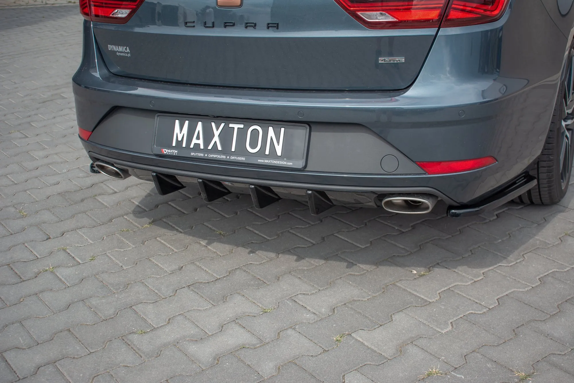 Diffuser V.1 Seat Leon MK3 Cupra ST Facelift 2016-2020 | Glossy Black Edition – bilde 3