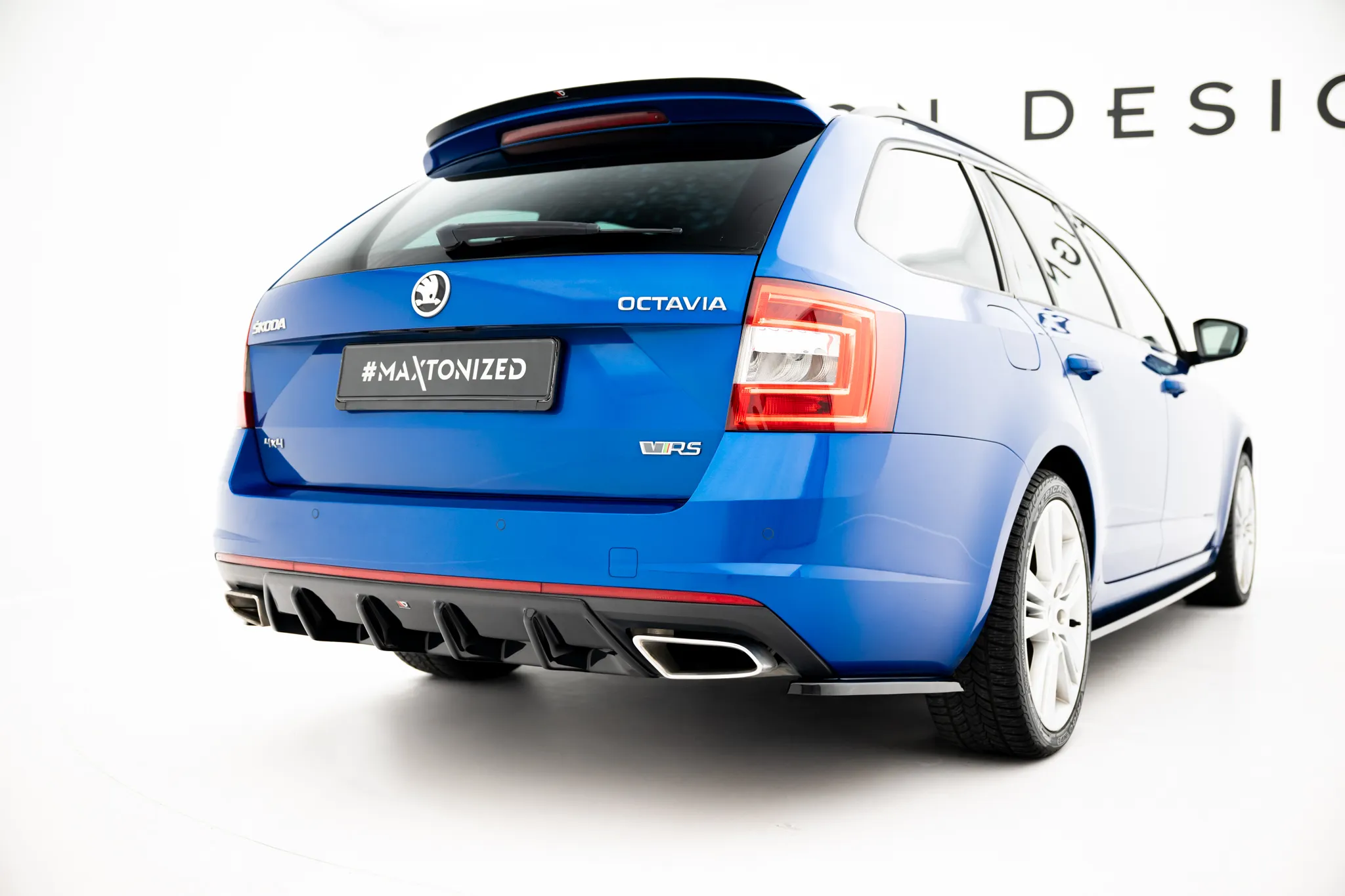 Diffuser V.1 Skoda Octavia III RS 2013-2016 | Glossy Black Edition – bilde 3