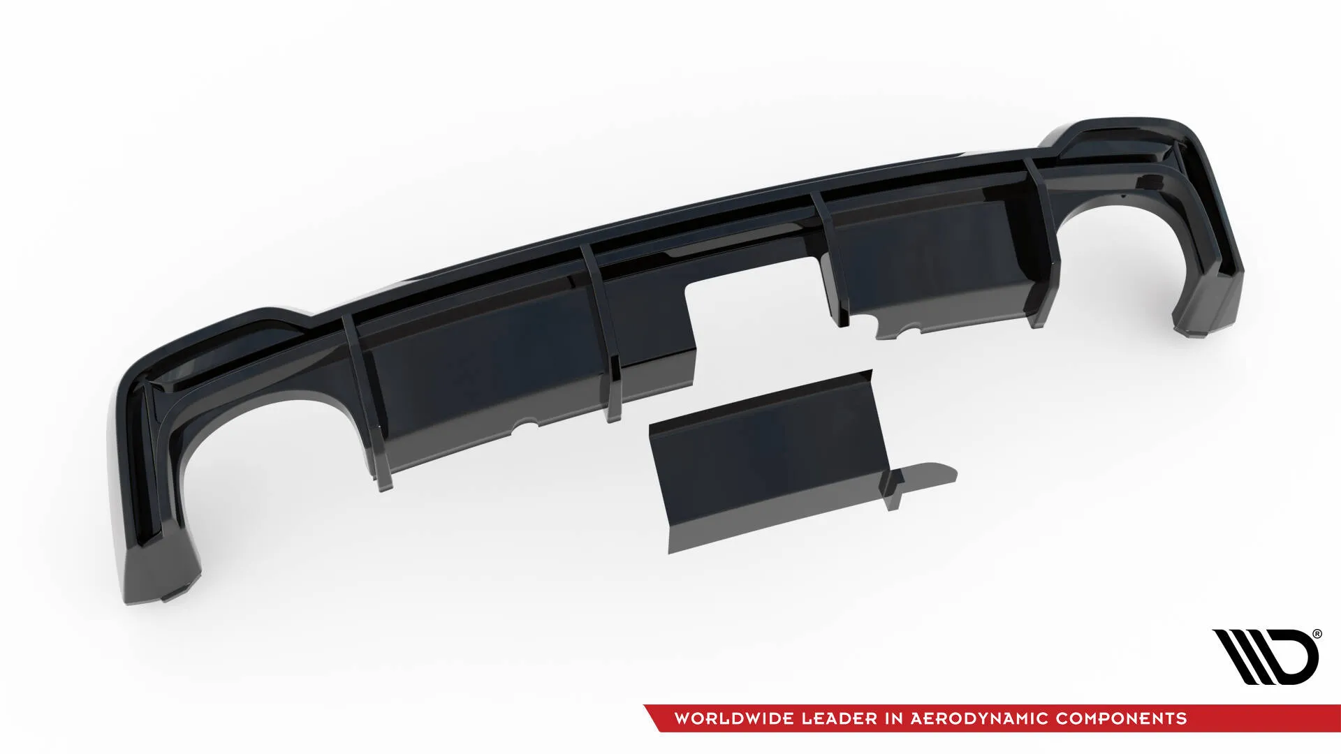 Diffuser V.1 V.1 Audi RS6 C8 2019-> / Audi RS7 C8 2019-> (v2) | Glossy Black Edition – bilde 10