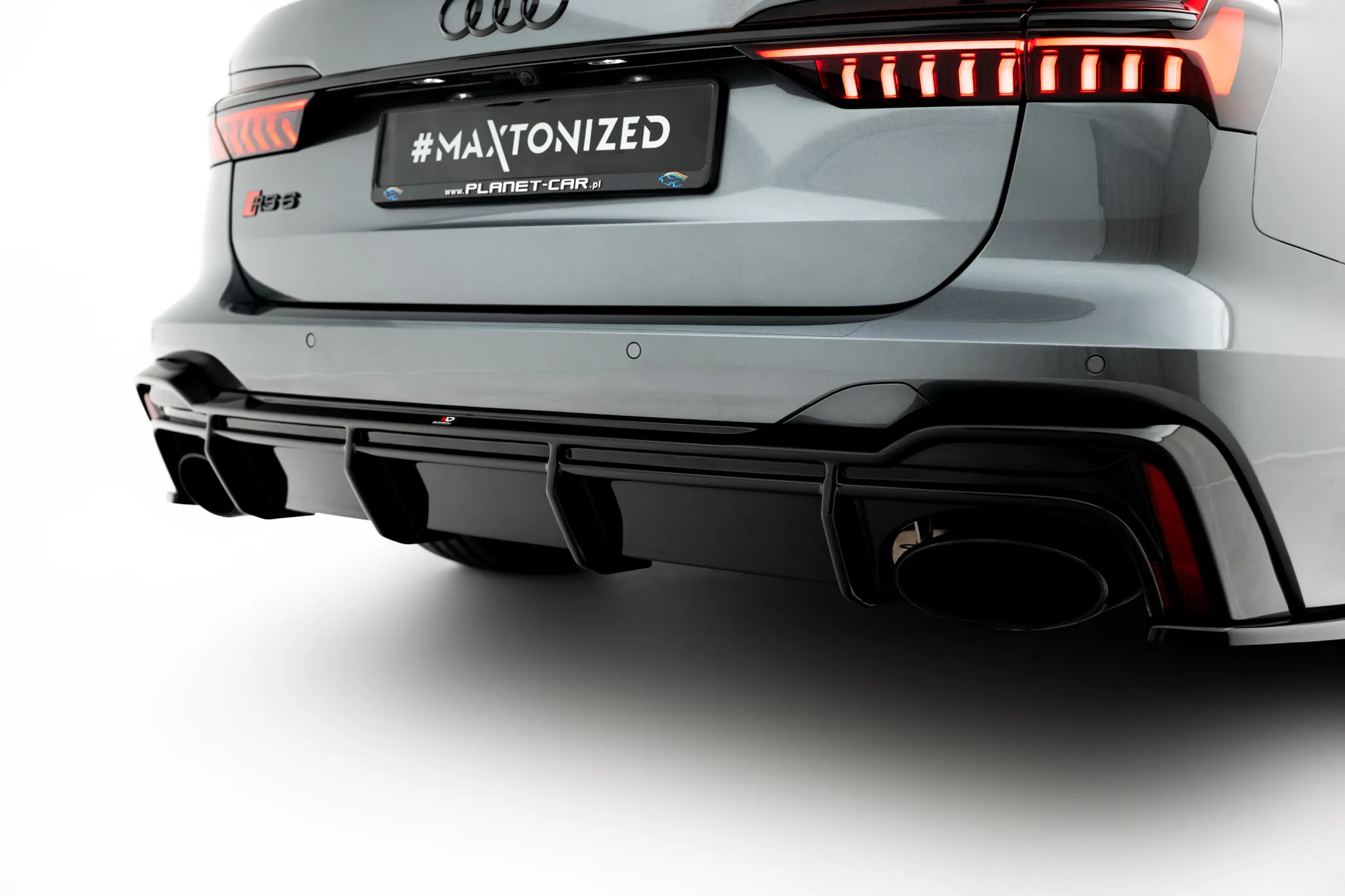 Diffuser V.1 V.1 Audi RS6 C8 2019-> / Audi RS7 C8 2019-> (v2) | Glossy Black Edition – bilde 2
