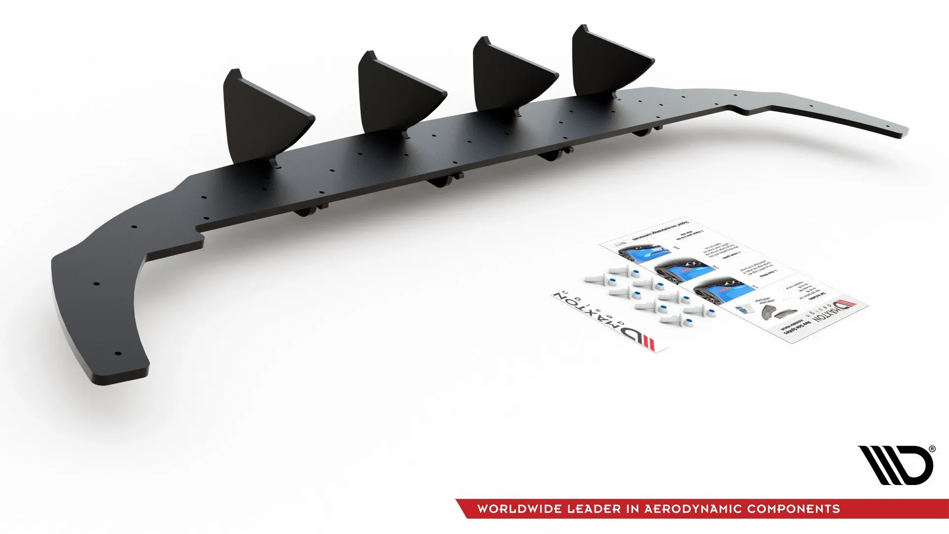 Diffuser V.1 Volkswagen Golf (Mk8) 2019-2026 | Street Pro Black Edition – bilde 6