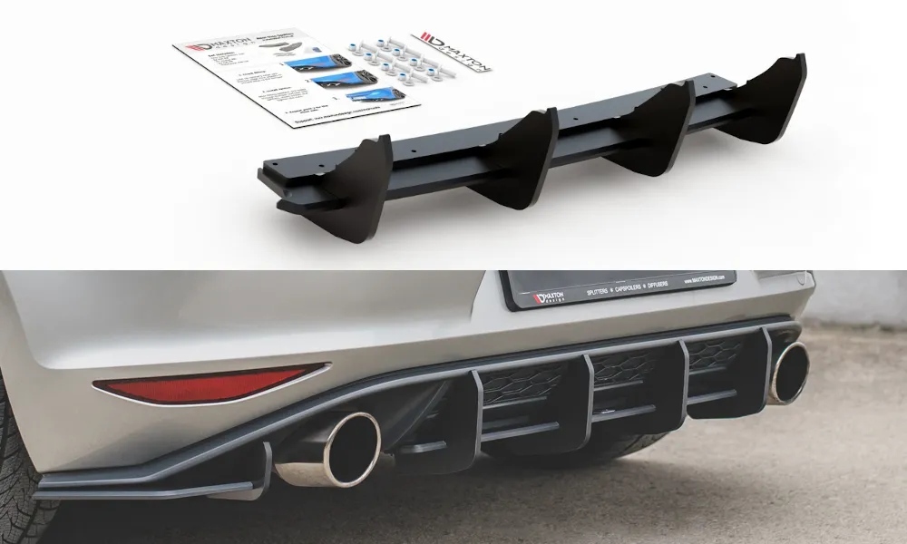 Diffuser V.1 VW Golf 7 GTI 2013 - 2017 | Street Pro Black Edition
